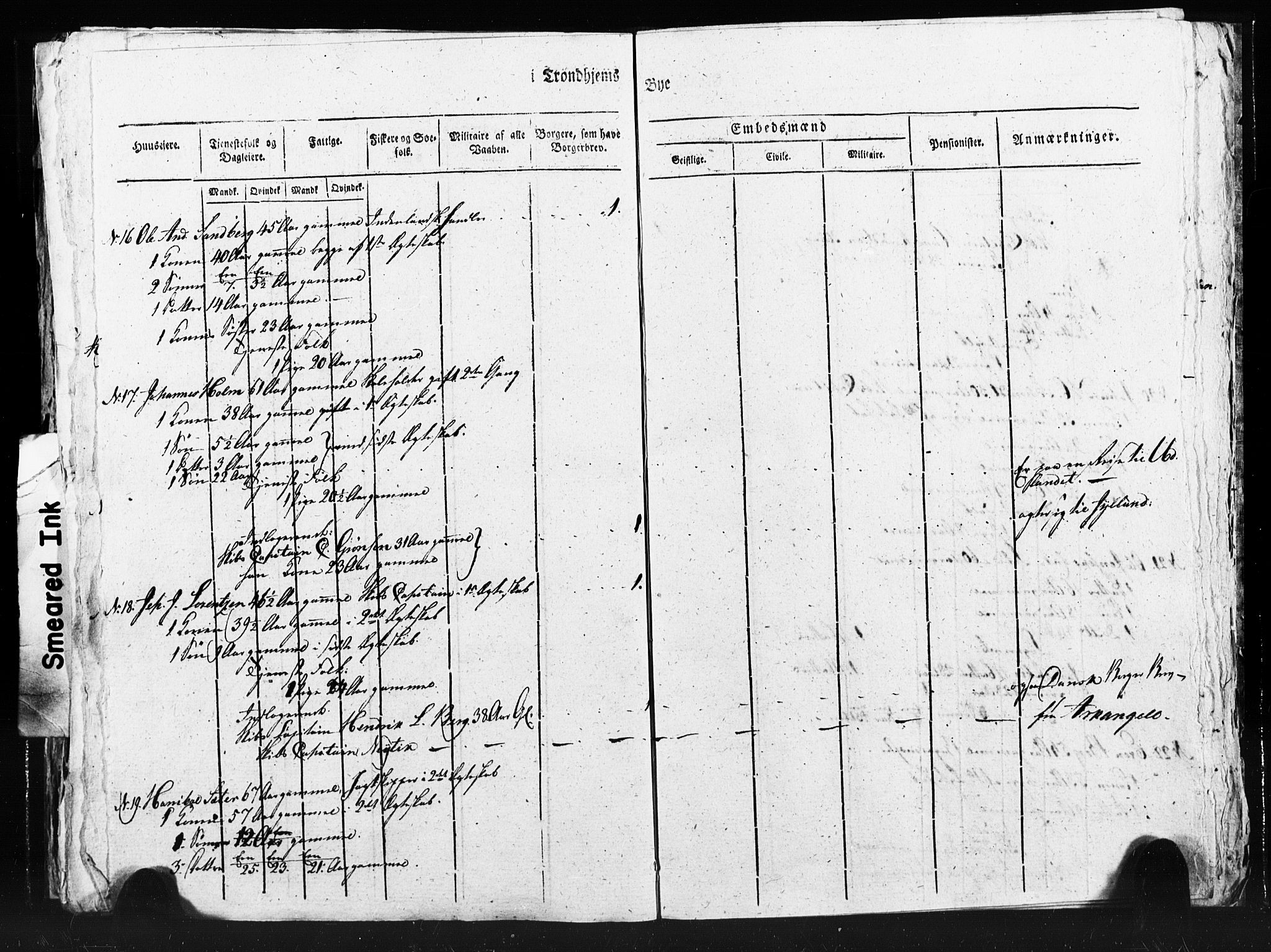 SAT, Census 1815 for Trondheim (transcript), 1815, p. 344