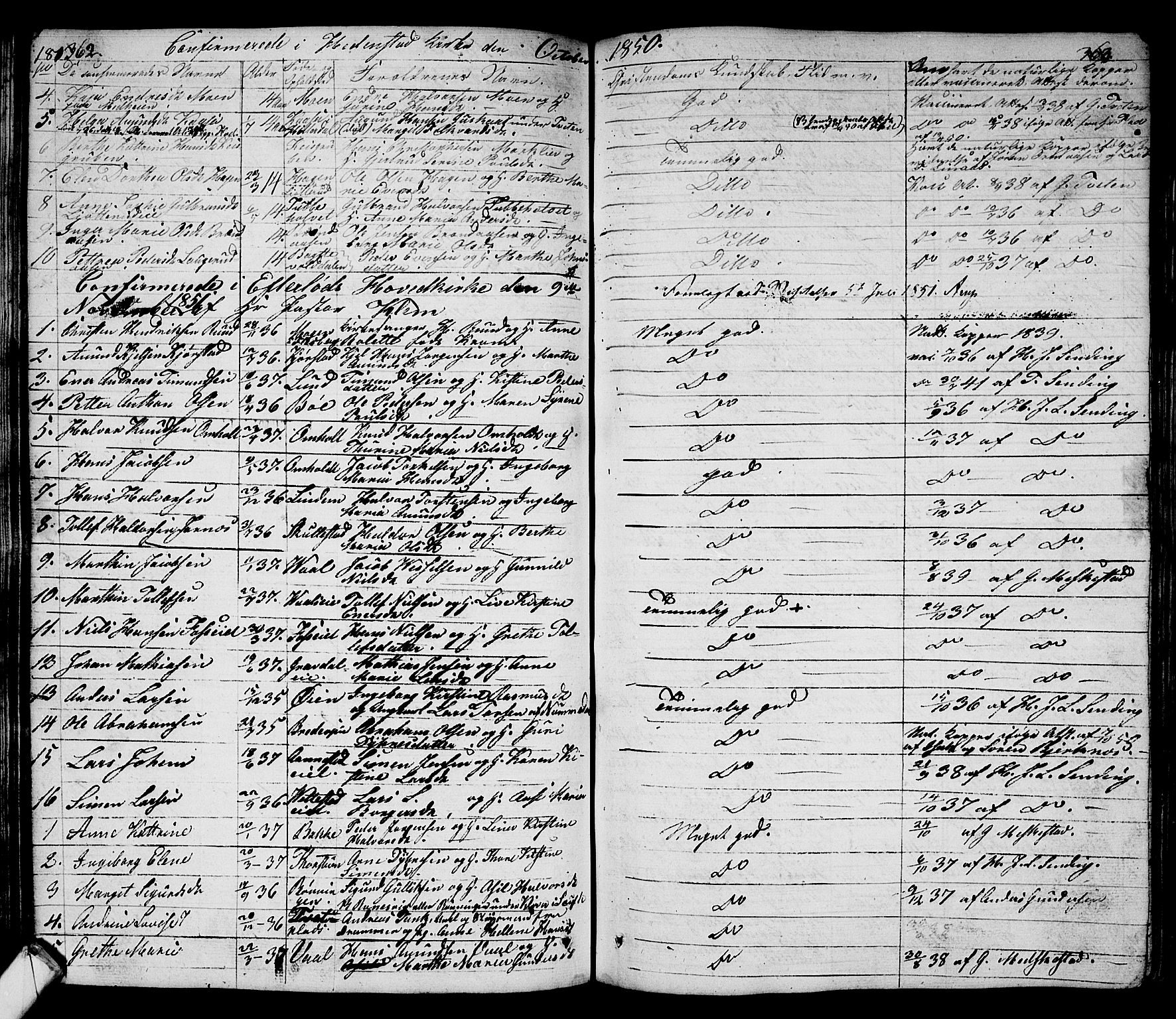 Sandsvær kirkebøker, AV/SAKO-A-244/G/Ga/L0004: Parish register (copy) no. I 4, 1840-1856, p. 181