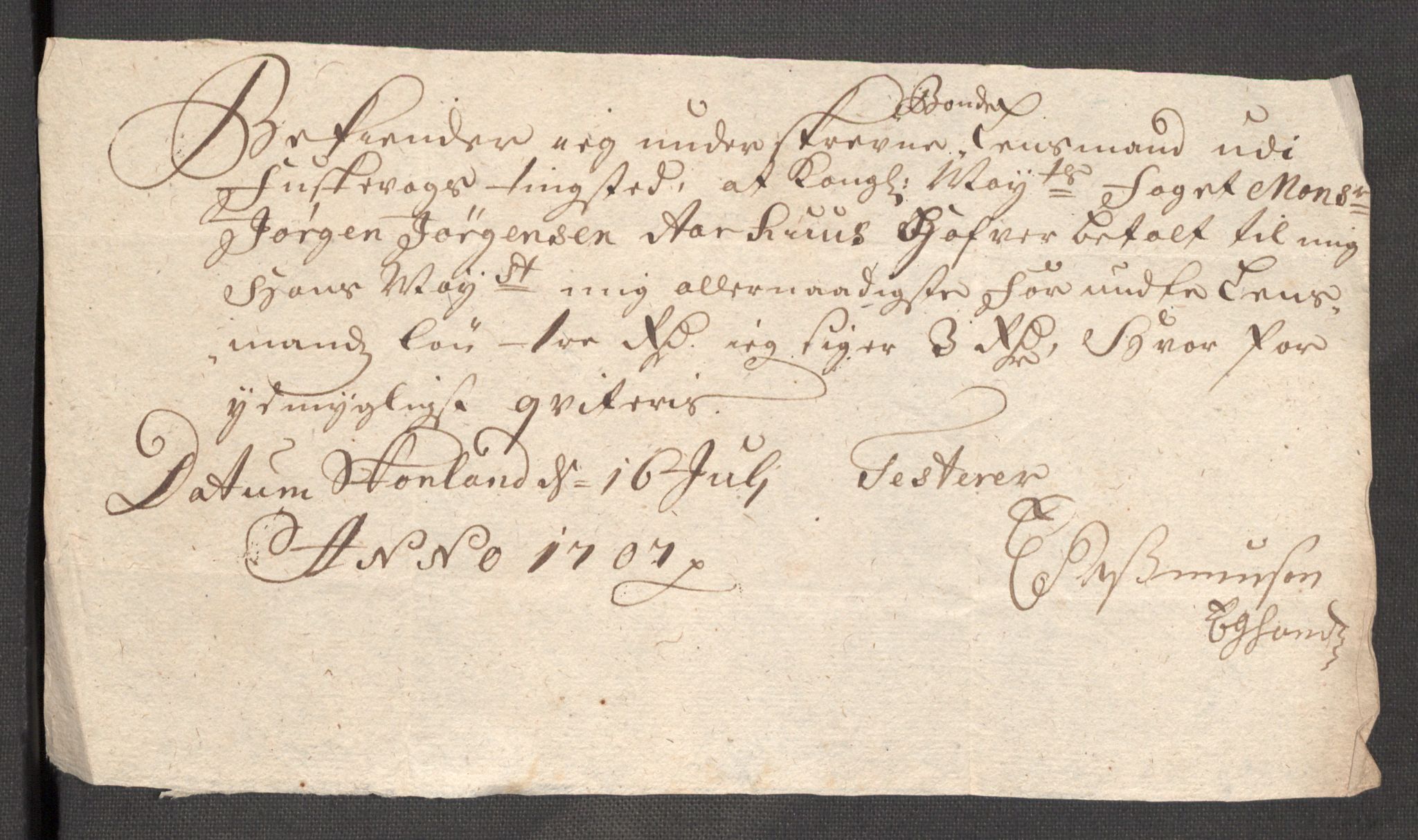 Rentekammeret inntil 1814, Reviderte regnskaper, Fogderegnskap, AV/RA-EA-4092/R68/L4756: Fogderegnskap Senja og Troms, 1705-1707, p. 327