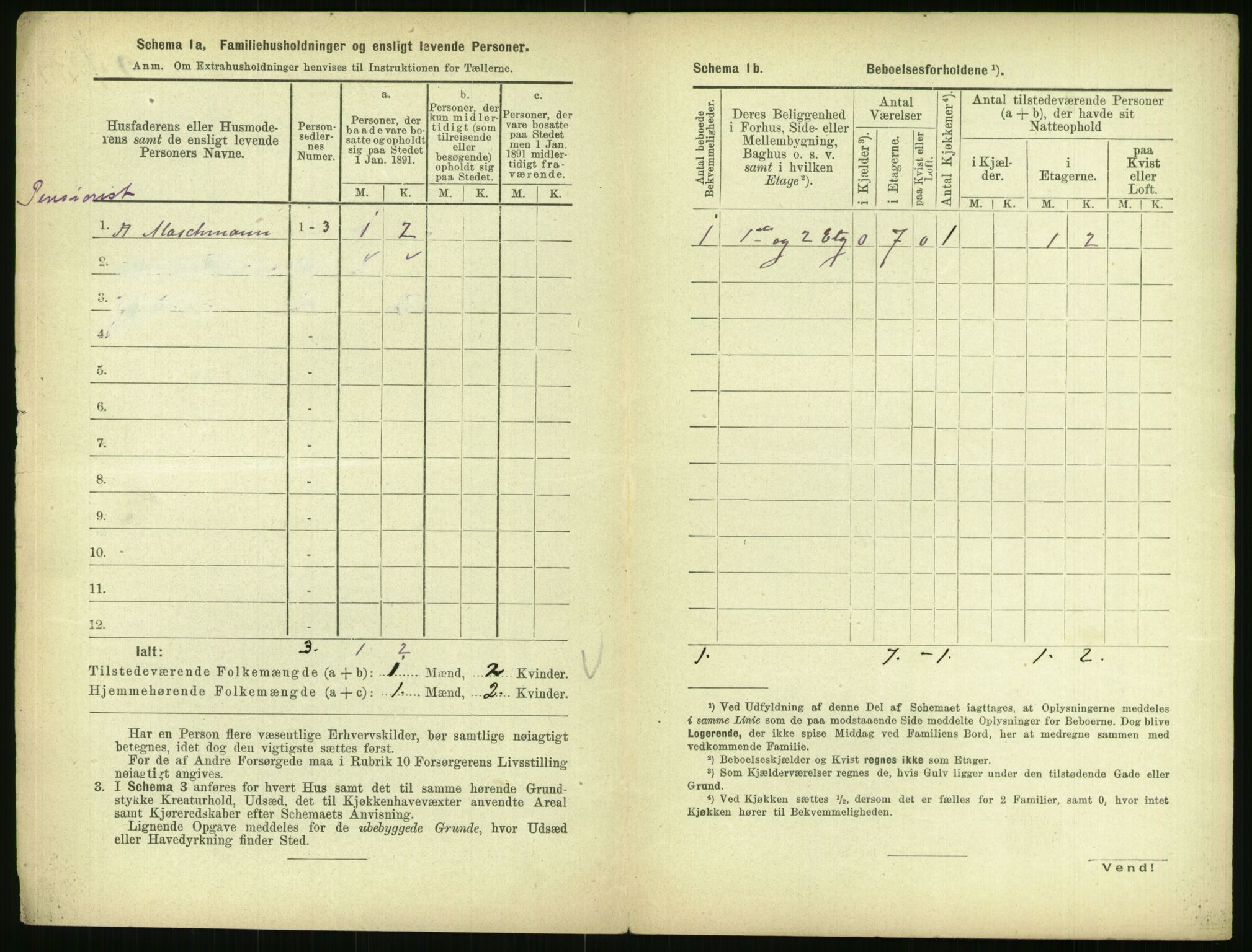 RA, 1891 census for 0301 Kristiania, 1891, p. 41248