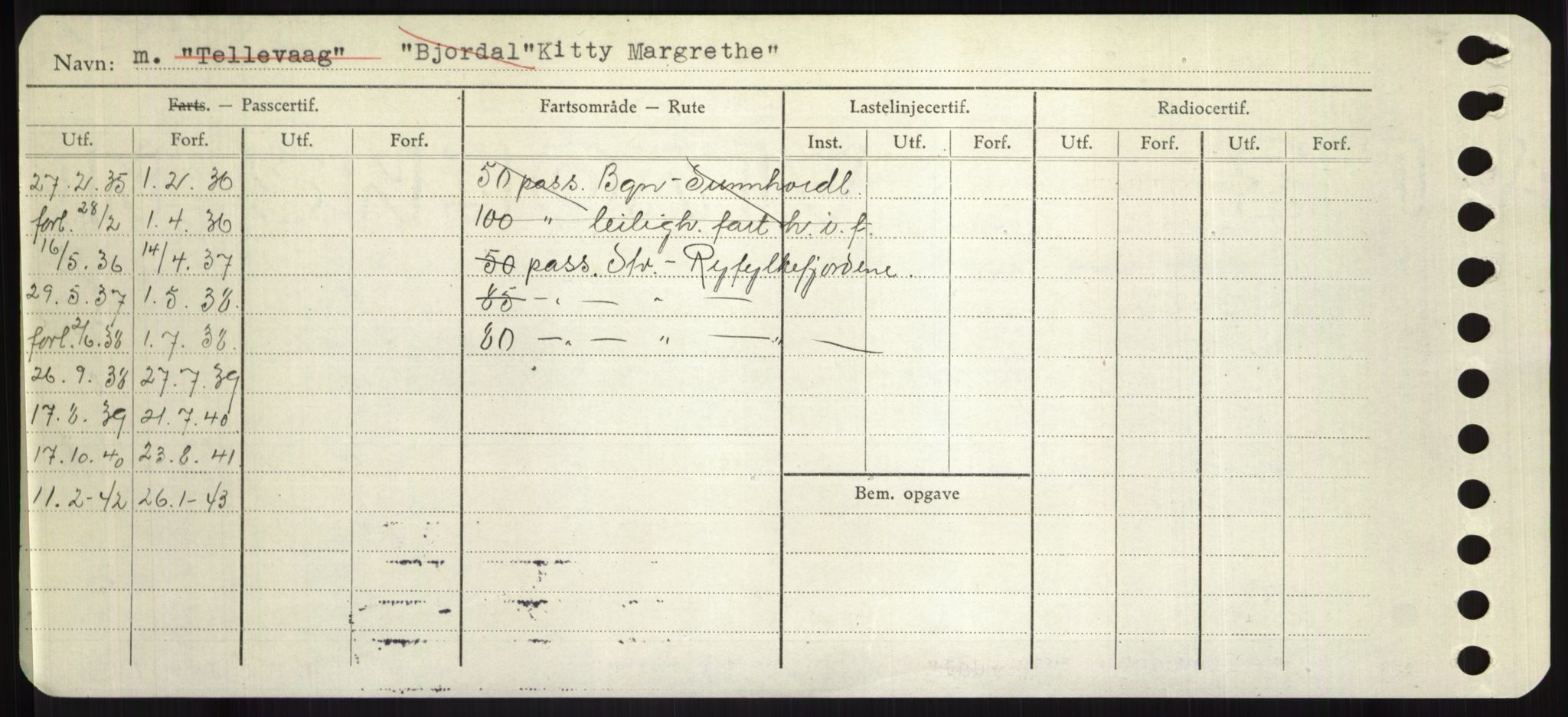 Sjøfartsdirektoratet med forløpere, Skipsmålingen, AV/RA-S-1627/H/Hd/L0020: Fartøy, K-Kon, p. 300