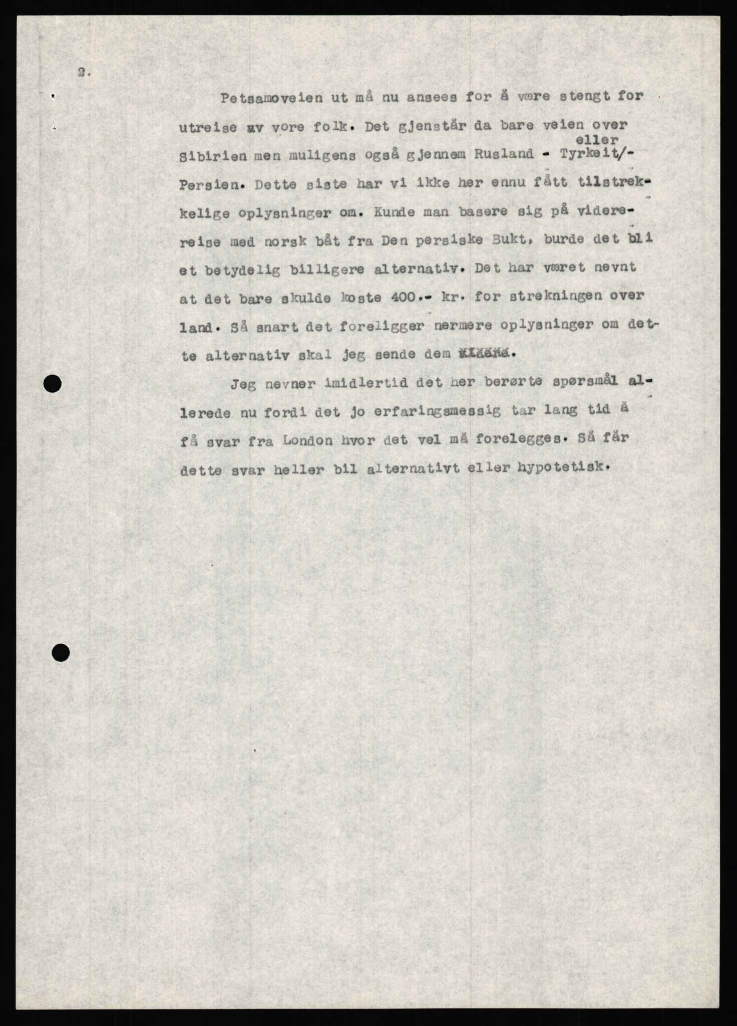 Forsvaret, Forsvarets krigshistoriske avdeling, AV/RA-RAFA-2017/Y/Ya/L0006: II-C-11-11,2 - Utenriksdepartementet.  Legasjonen i Helsingfors., 1940-1946, p. 216