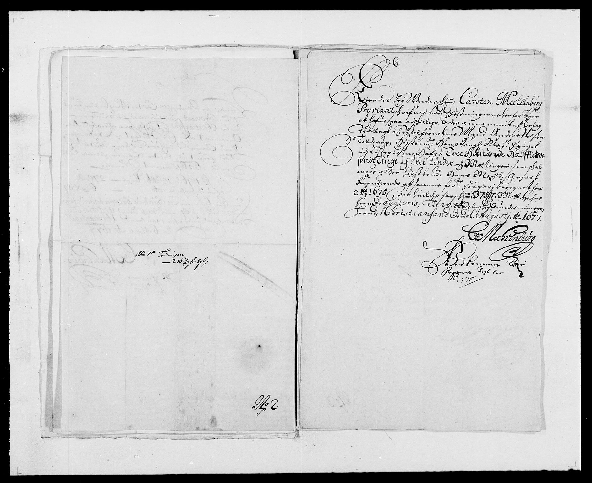 Rentekammeret inntil 1814, Reviderte regnskaper, Fogderegnskap, AV/RA-EA-4092/R41/L2529: Fogderegnskap Lista, 1675-1676, p. 101