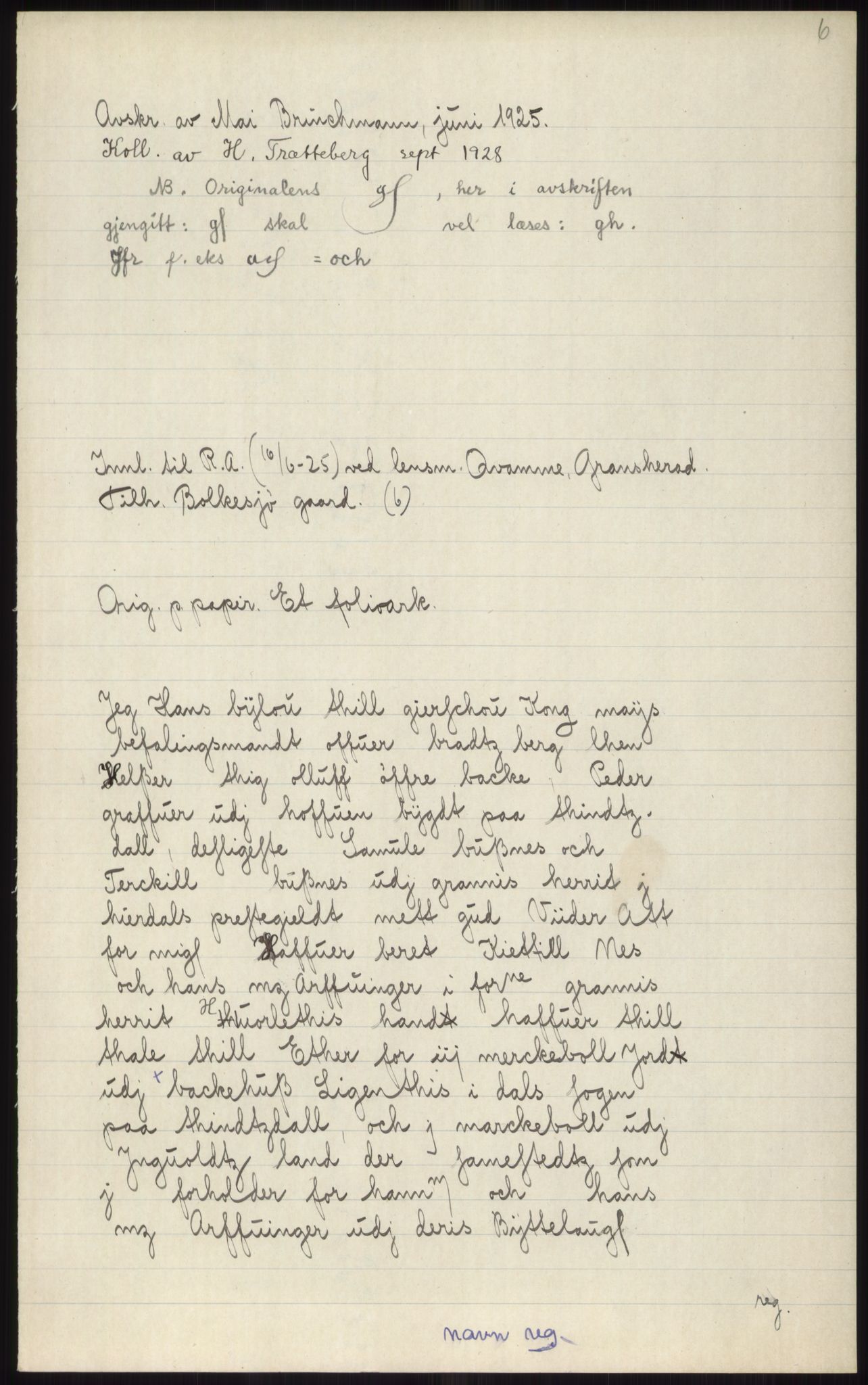 Samlinger til kildeutgivelse, Diplomavskriftsamlingen, AV/RA-EA-4053/H/Ha, p. 1489
