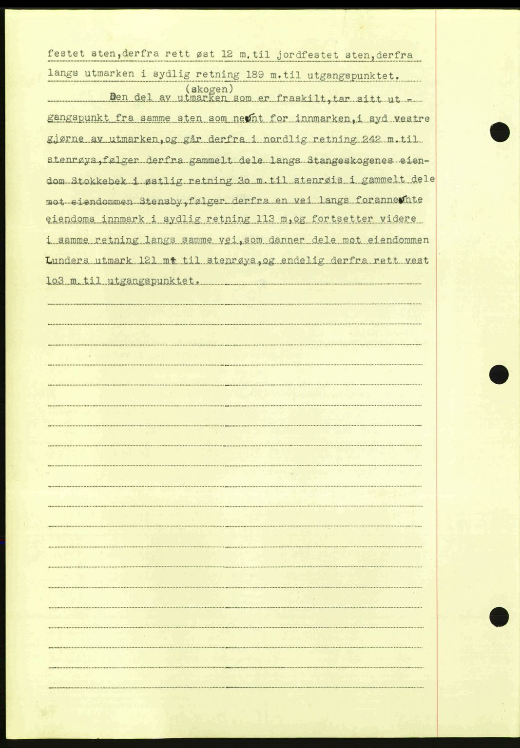 Nes tingrett, SAO/A-10548/G/Gb/Gbb/L0010: Mortgage book no. 54, 1939-1940, Diary no: : 846/1940
