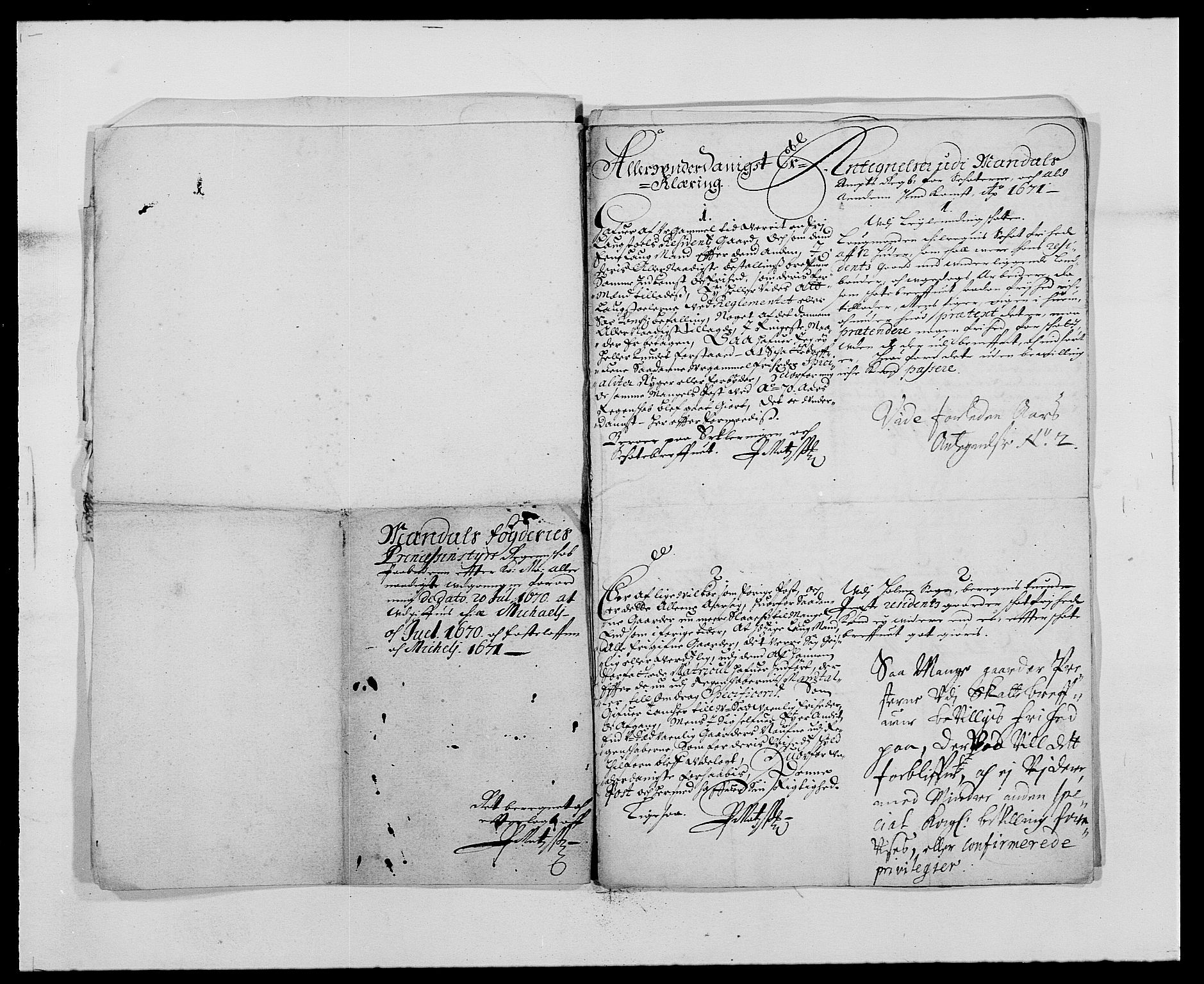Rentekammeret inntil 1814, Reviderte regnskaper, Fogderegnskap, RA/EA-4092/R42/L2539: Mandal fogderi, 1671-1675, p. 58