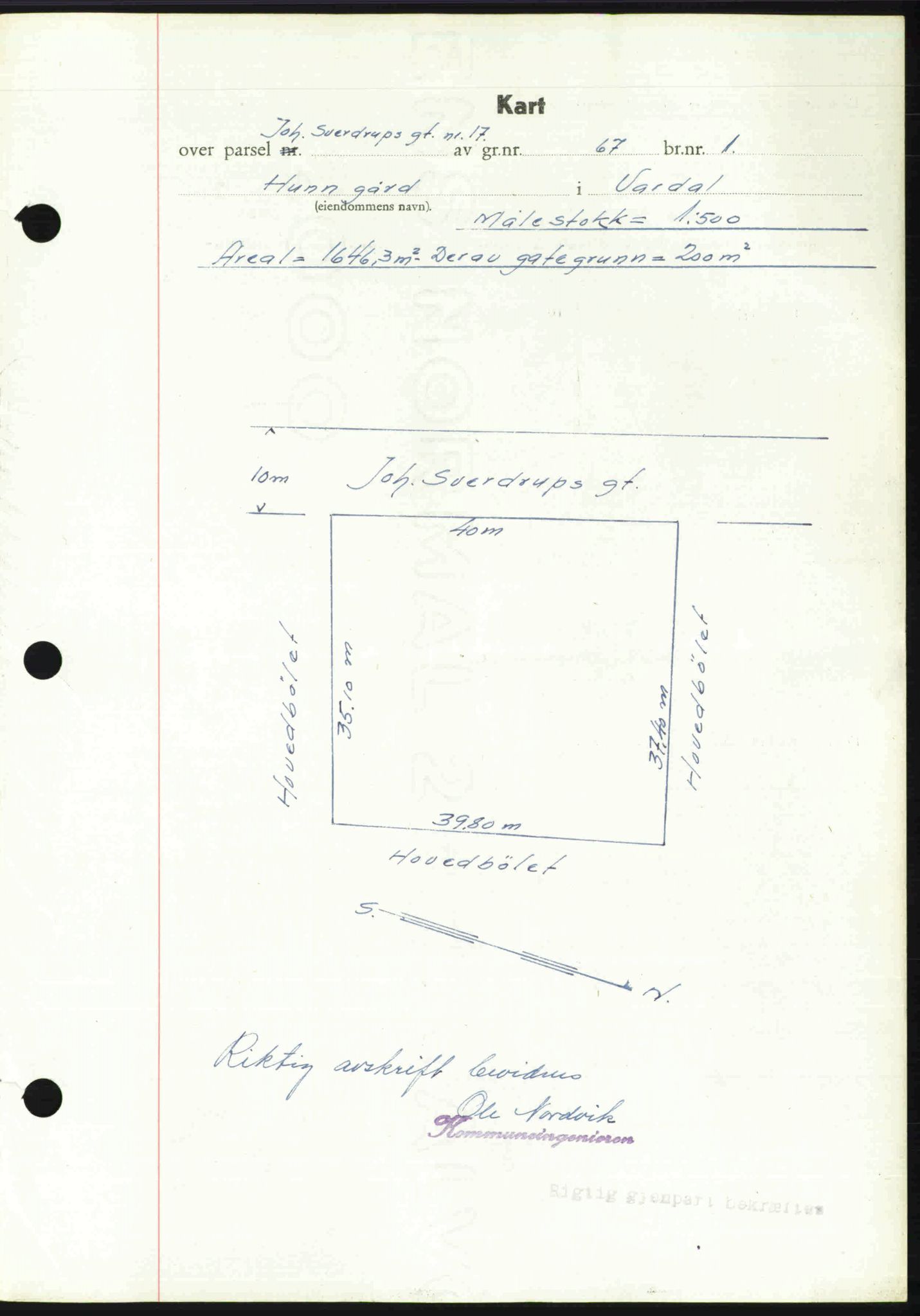 Toten tingrett, SAH/TING-006/H/Hb/Hbc/L0020: Mortgage book no. Hbc-20, 1948-1948, Diary no: : 3504/1948