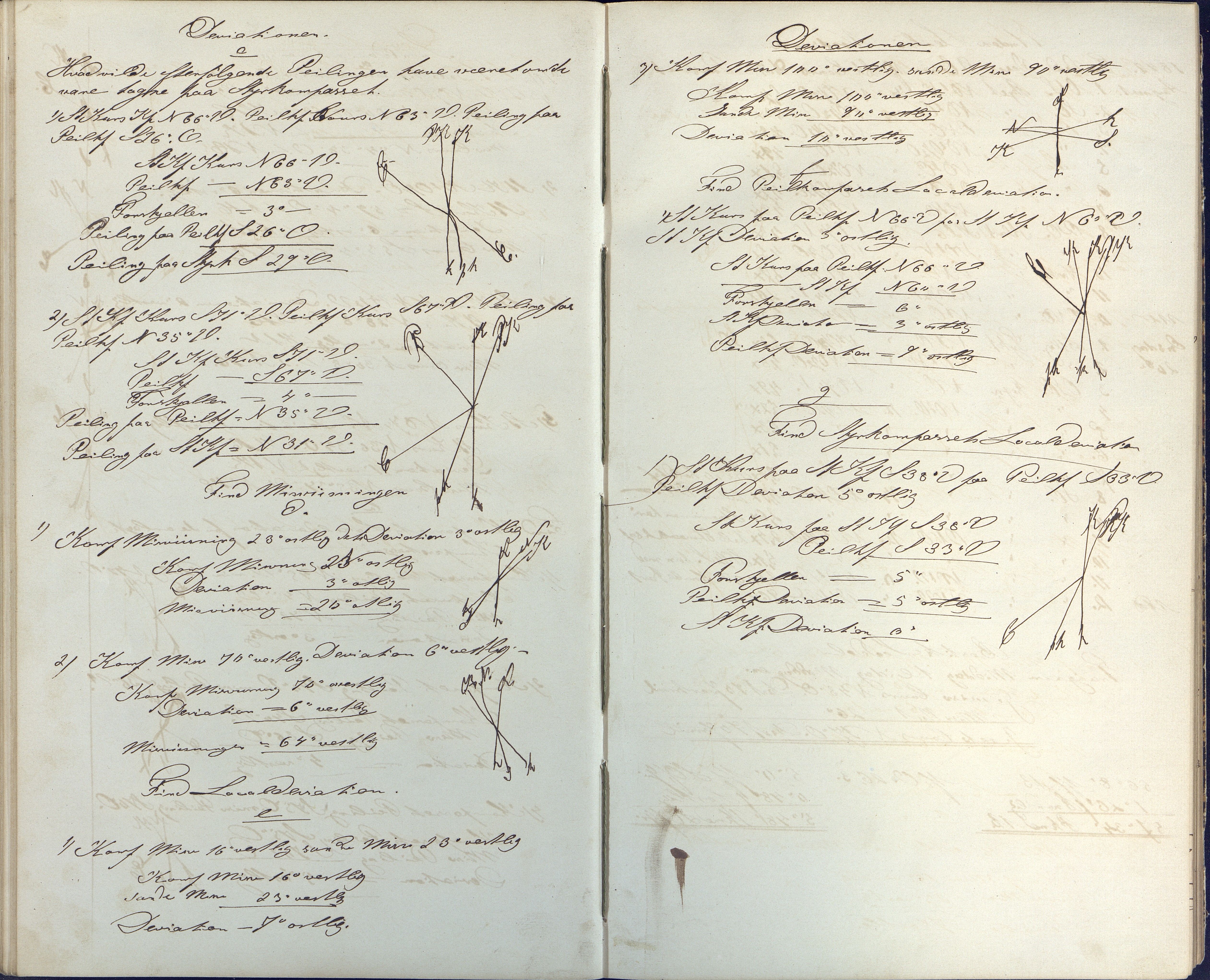 Samling av navigasjonsbøker, AAKS/PA-2806/Y/Y01/L0001/0001: Håndskrevne navigasjonsbøker / Navigationskrivebog tilhørende Anders Dedekam, Arendal, 1863