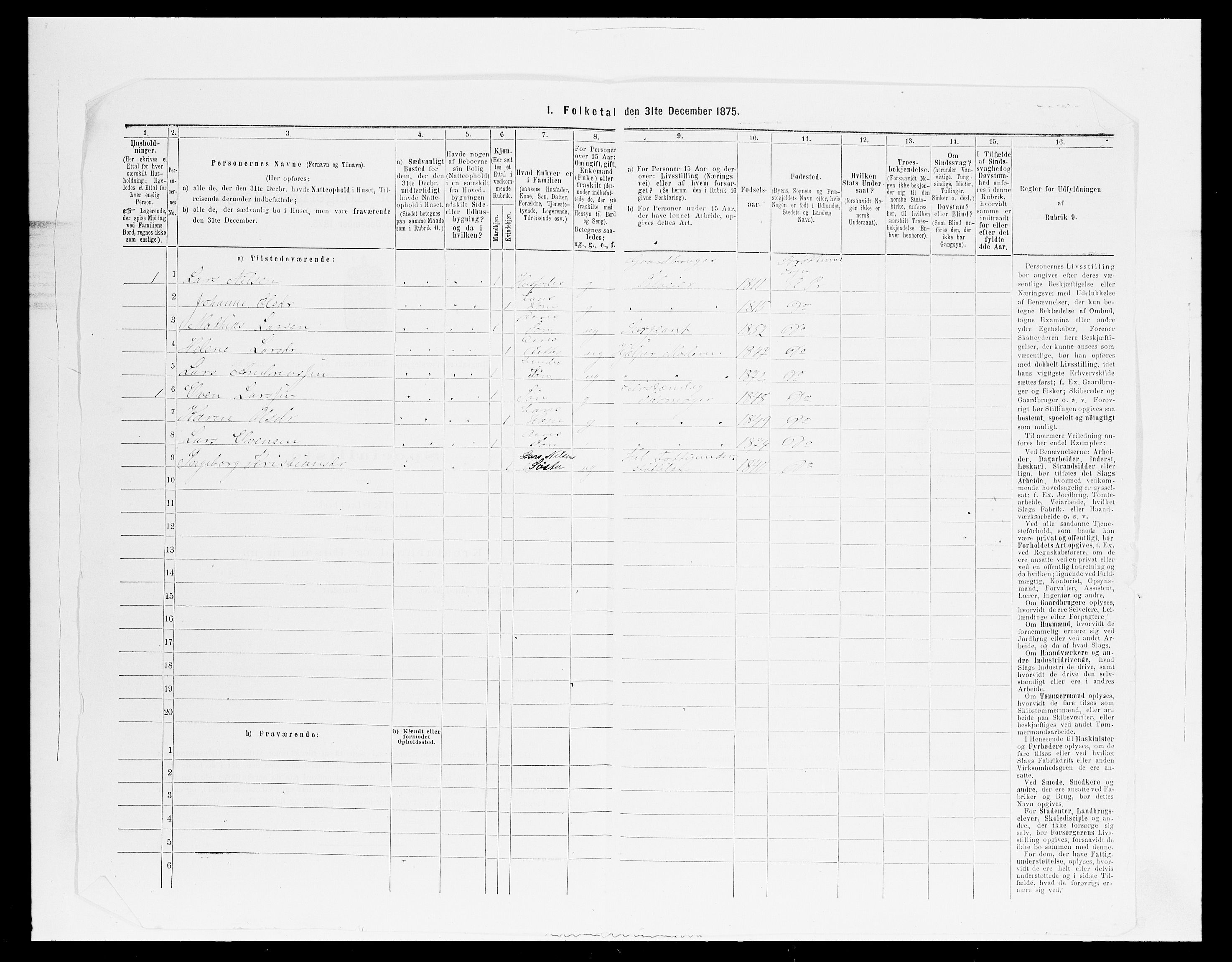 SAH, 1875 census for 0412P Ringsaker, 1875, p. 3389