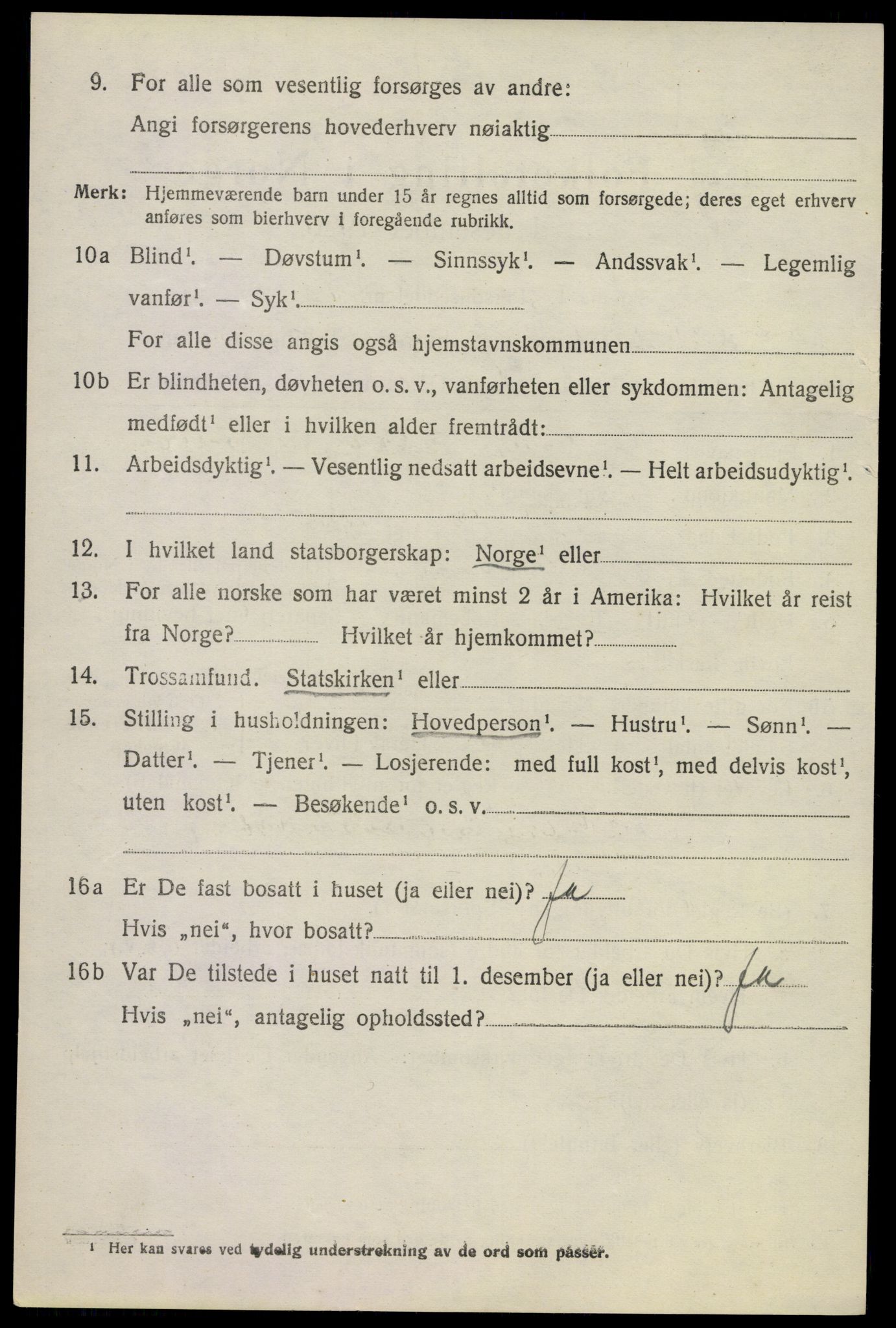 SAKO, 1920 census for Krødsherad, 1920, p. 2376