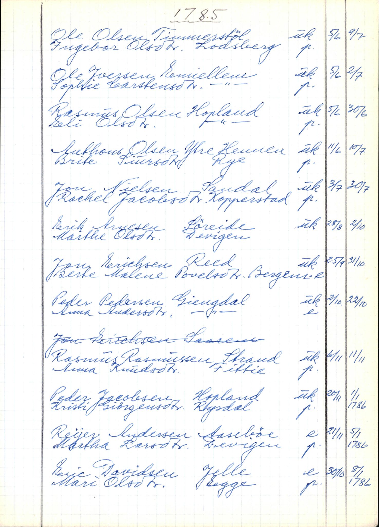 Samling av fulltekstavskrifter, SAB/FULLTEKST/B/14/0004: Gloppen sokneprestembete, ministerialbok nr. A 5, 1785-1815, p. 213