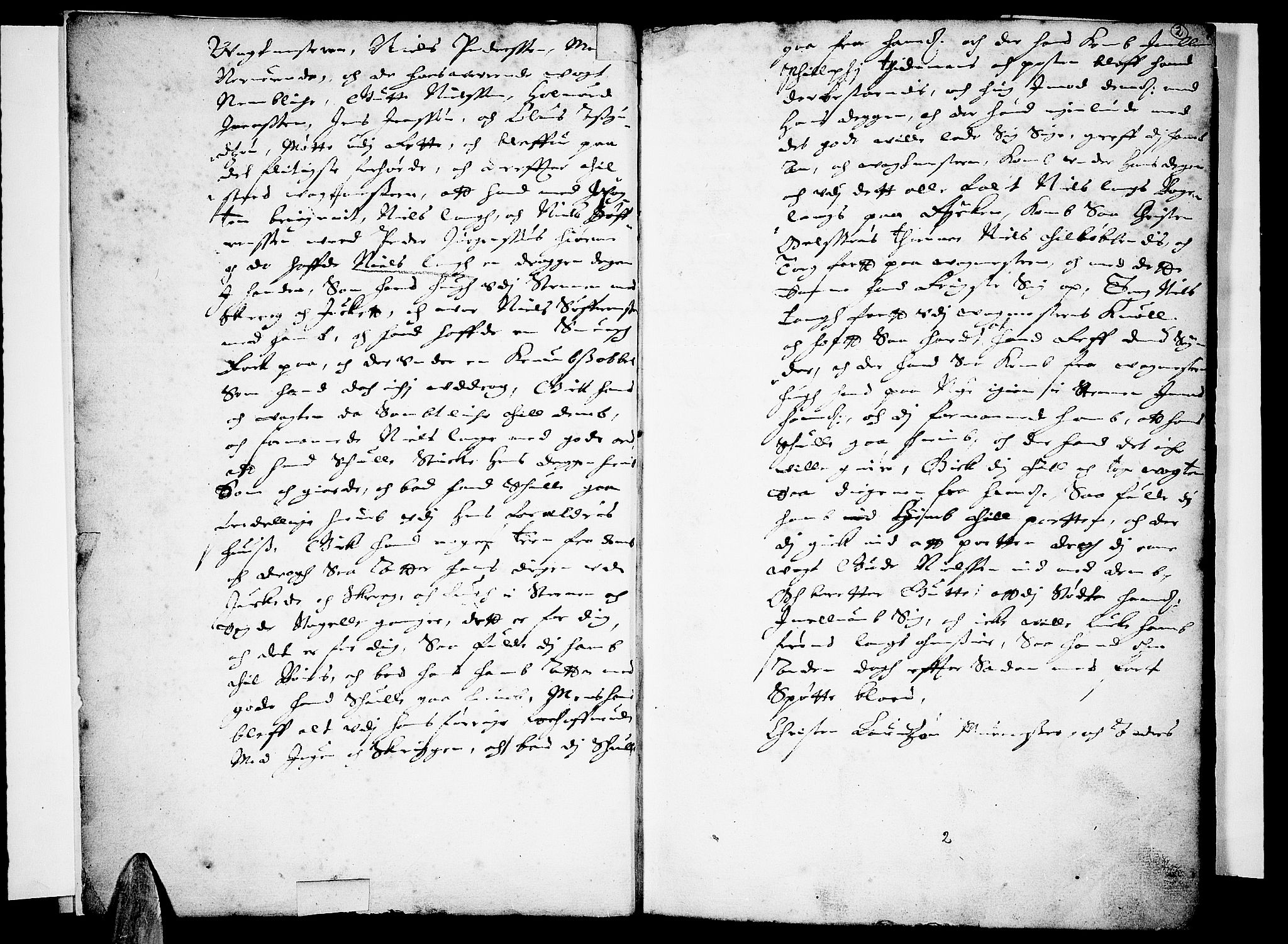 Christiania byfogd, AV/SAO-A-11543/F/Fb/L0001: Tingbok, 1652-1655, p. 1b-2a