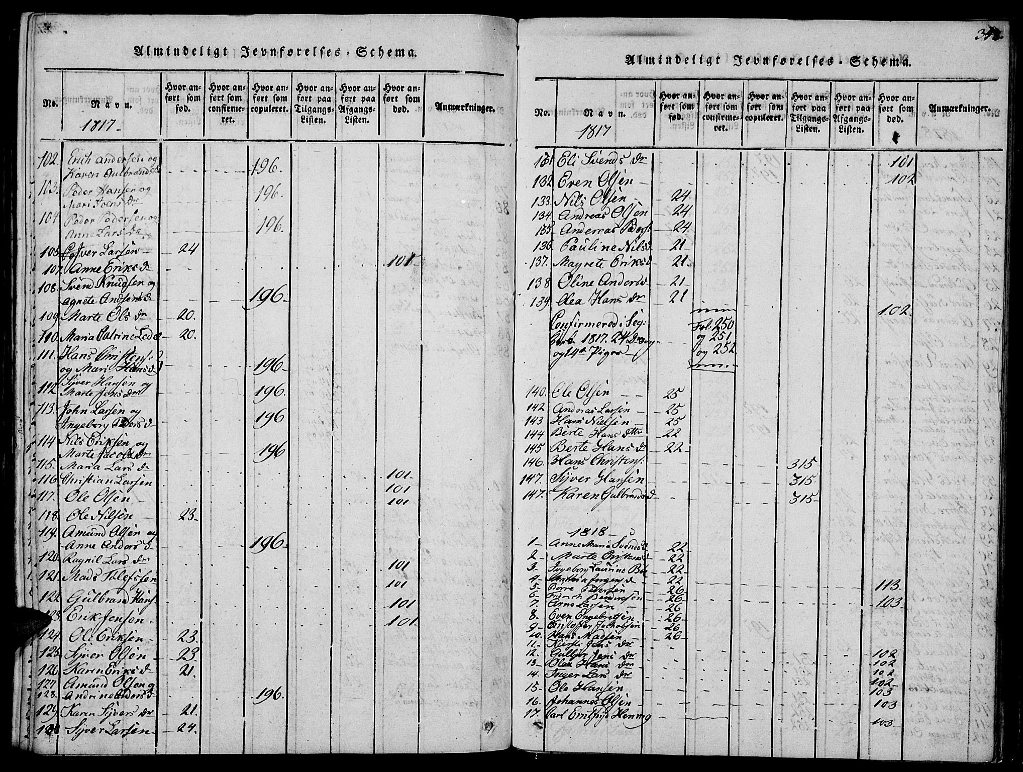 Biri prestekontor, SAH/PREST-096/H/Ha/Haa/L0003: Parish register (official) no. 3, 1814-1828, p. 348