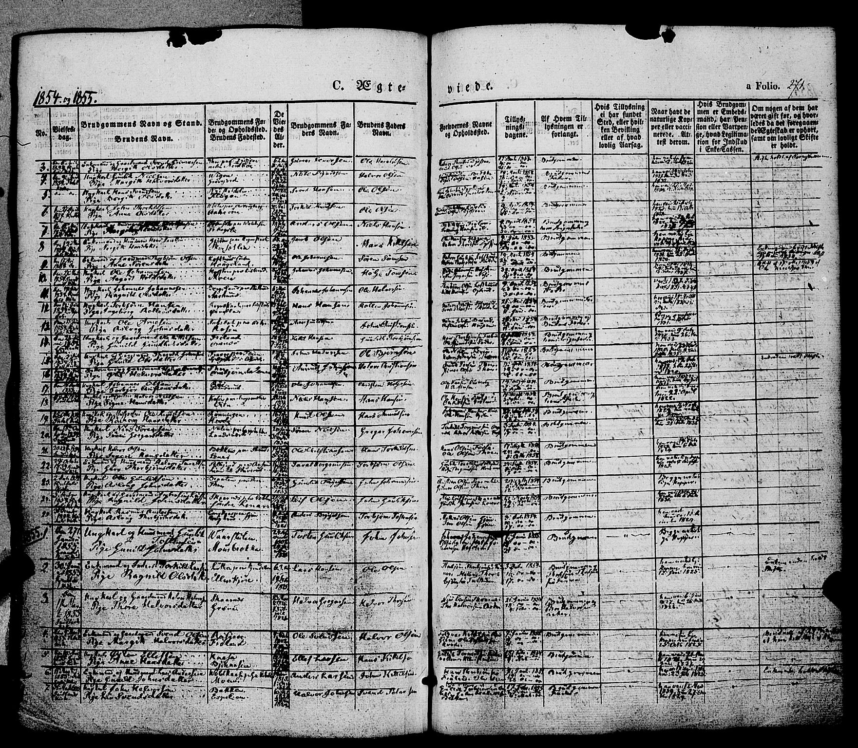 Hjartdal kirkebøker, SAKO/A-270/F/Fa/L0008: Parish register (official) no. I 8, 1844-1859, p. 271