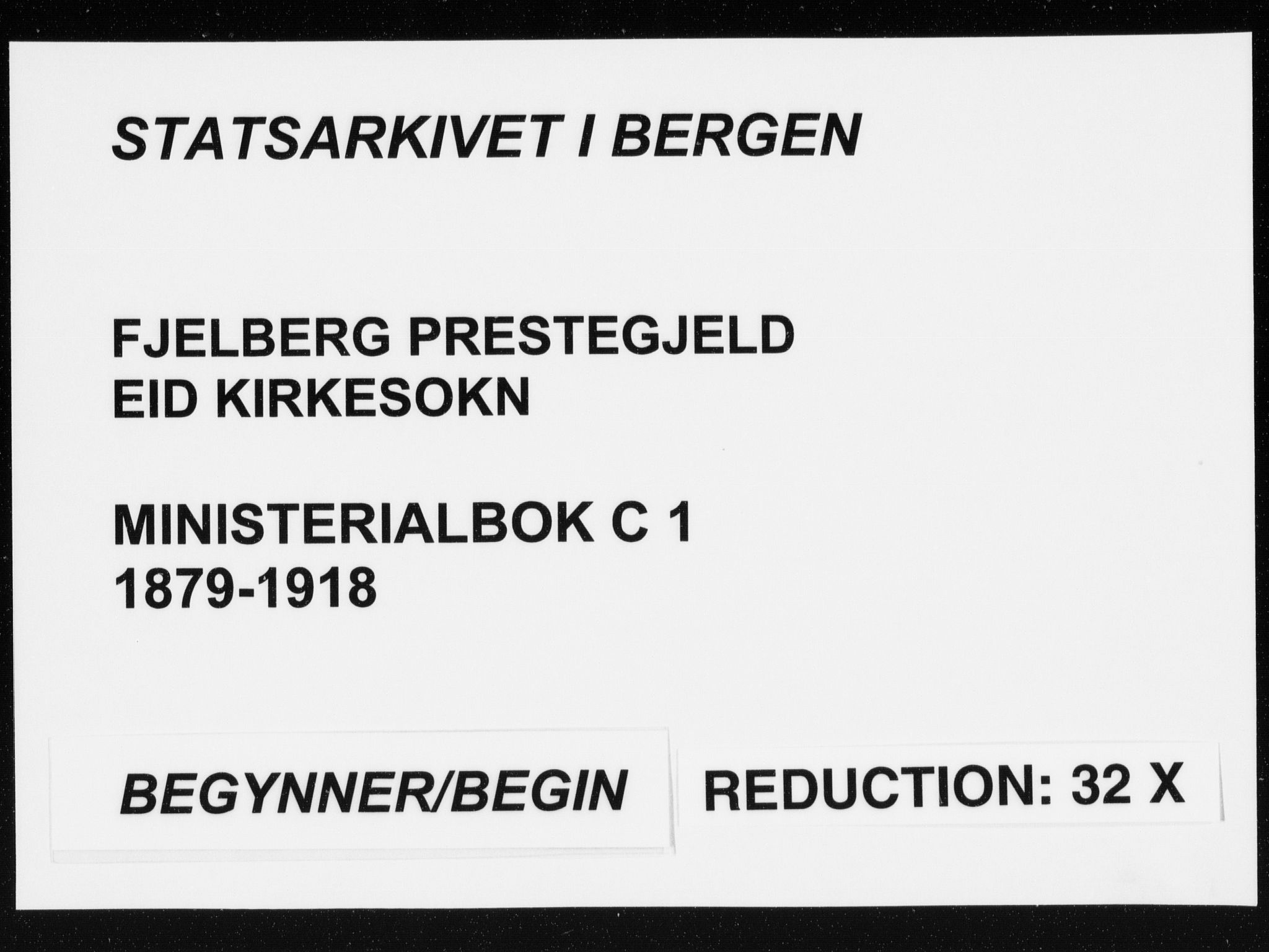 Fjelberg sokneprestembete, SAB/A-75201/H/Haa: Parish register (official) no. C  1, 1879-1918