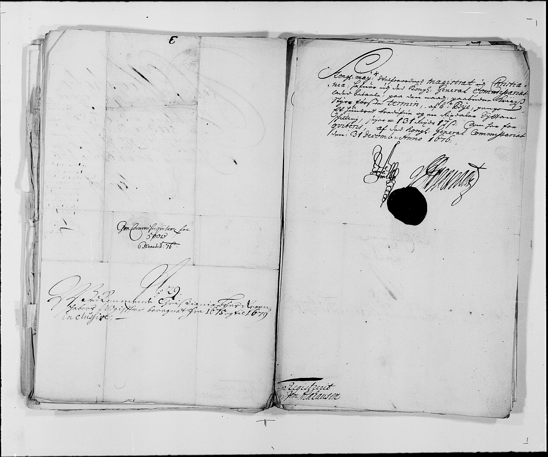 Rentekammeret inntil 1814, Reviderte regnskaper, Byregnskaper, AV/RA-EA-4066/R/Re/L0058: [E3] Kontribusjonsregnskap (med Bragernes og Strømsø), 1675-1679, p. 256