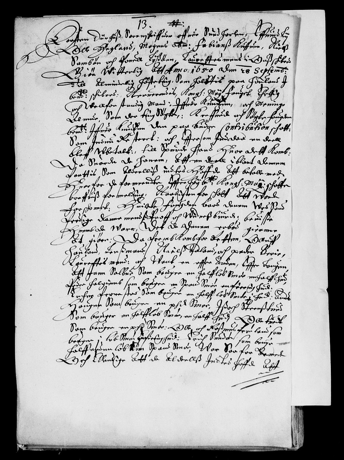 Rentekammeret inntil 1814, Reviderte regnskaper, Lensregnskaper, AV/RA-EA-5023/R/Rb/Rbt/L0117: Bergenhus len, 1650-1651