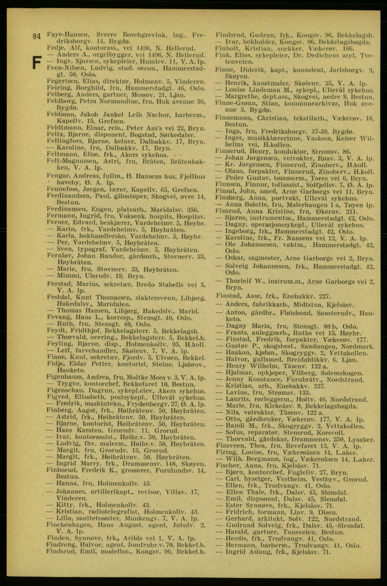Aker adressebok/adressekalender, PUBL/001/A/005: Aker adressebok, 1934-1935, p. 84