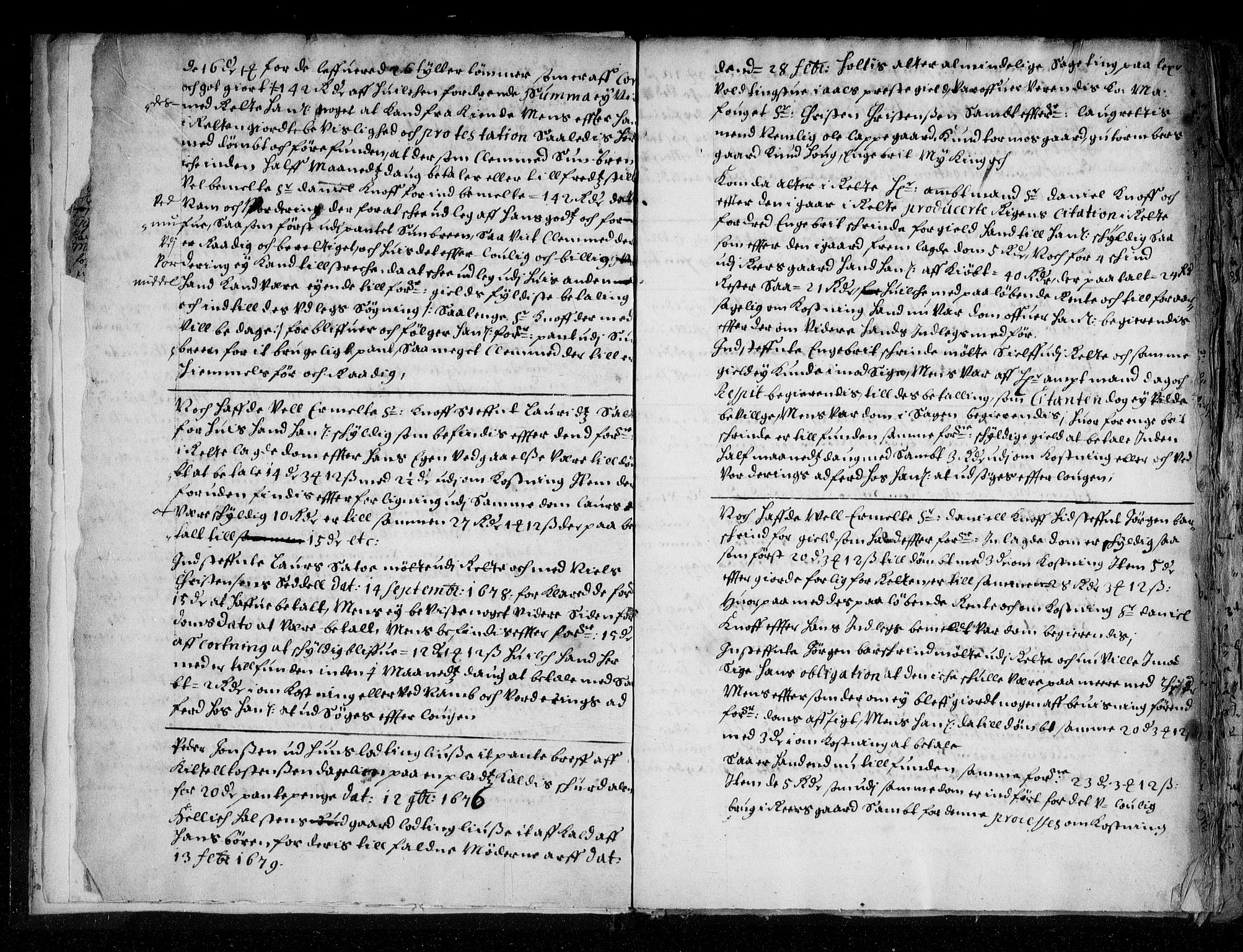 Ringerike og Hallingdal sorenskriveri, AV/SAKO-A-81/F/Fa/Fab/L0008: Tingbok - Sorenskriveriet, 1680