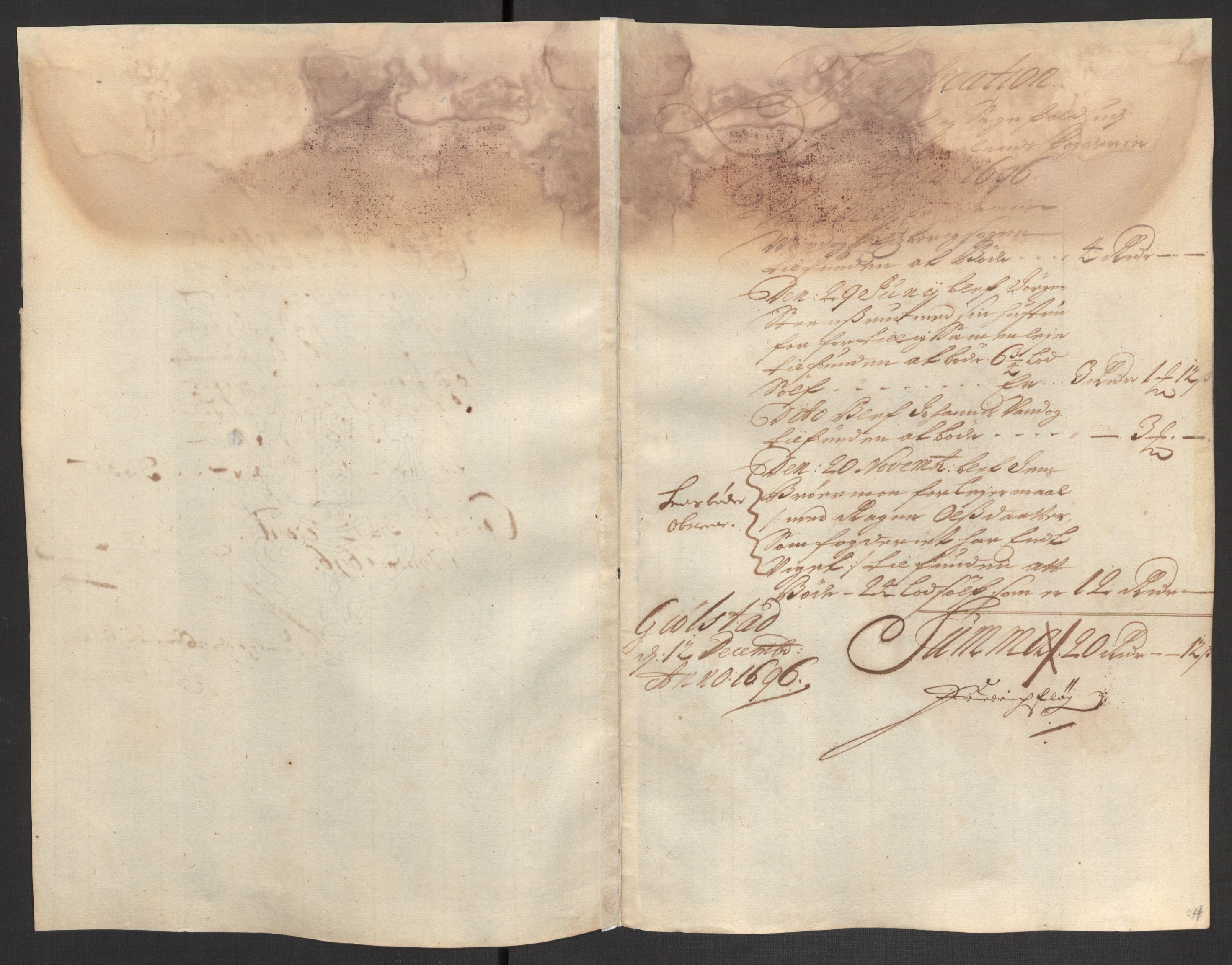 Rentekammeret inntil 1814, Reviderte regnskaper, Fogderegnskap, AV/RA-EA-4092/R07/L0286: Fogderegnskap Rakkestad, Heggen og Frøland, 1696, p. 32