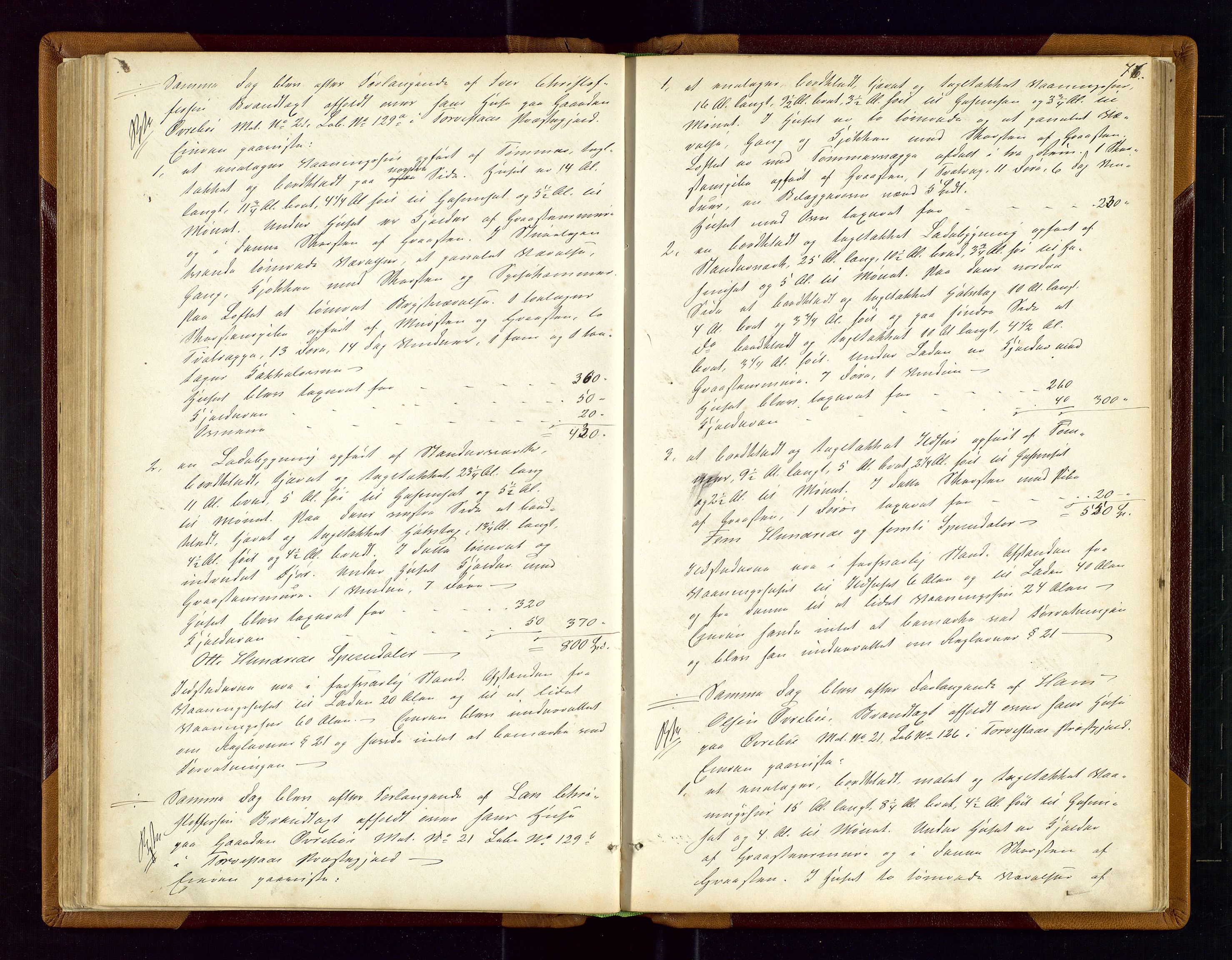 Torvestad lensmannskontor, AV/SAST-A-100307/1/Goa/L0001: "Brandtaxationsprotokol for Torvestad Thinglag", 1867-1883, p. 75b-76a