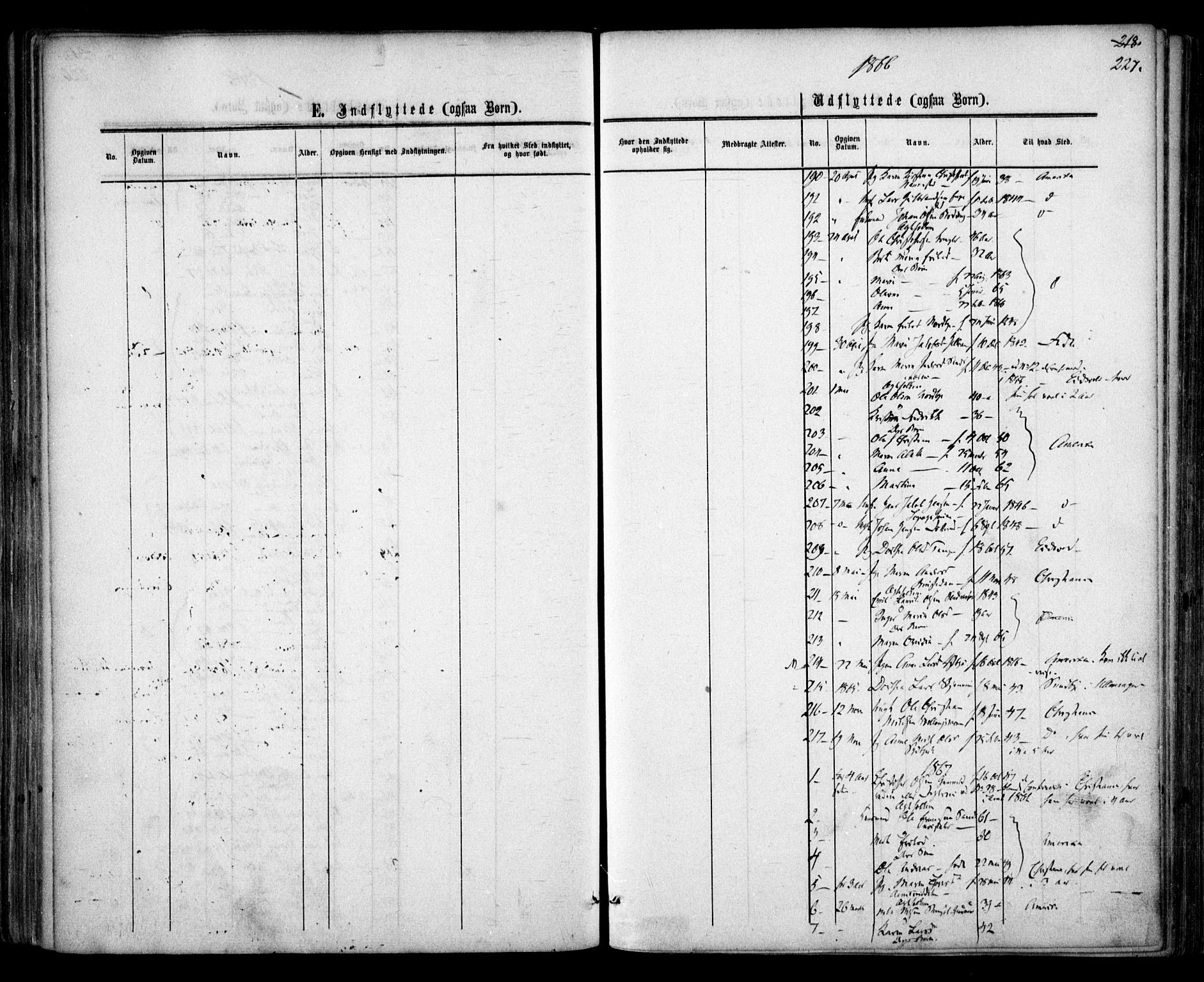 Nannestad prestekontor Kirkebøker, SAO/A-10414a/F/Fa/L0012: Parish register (official) no. I 12, 1860-1872, p. 227