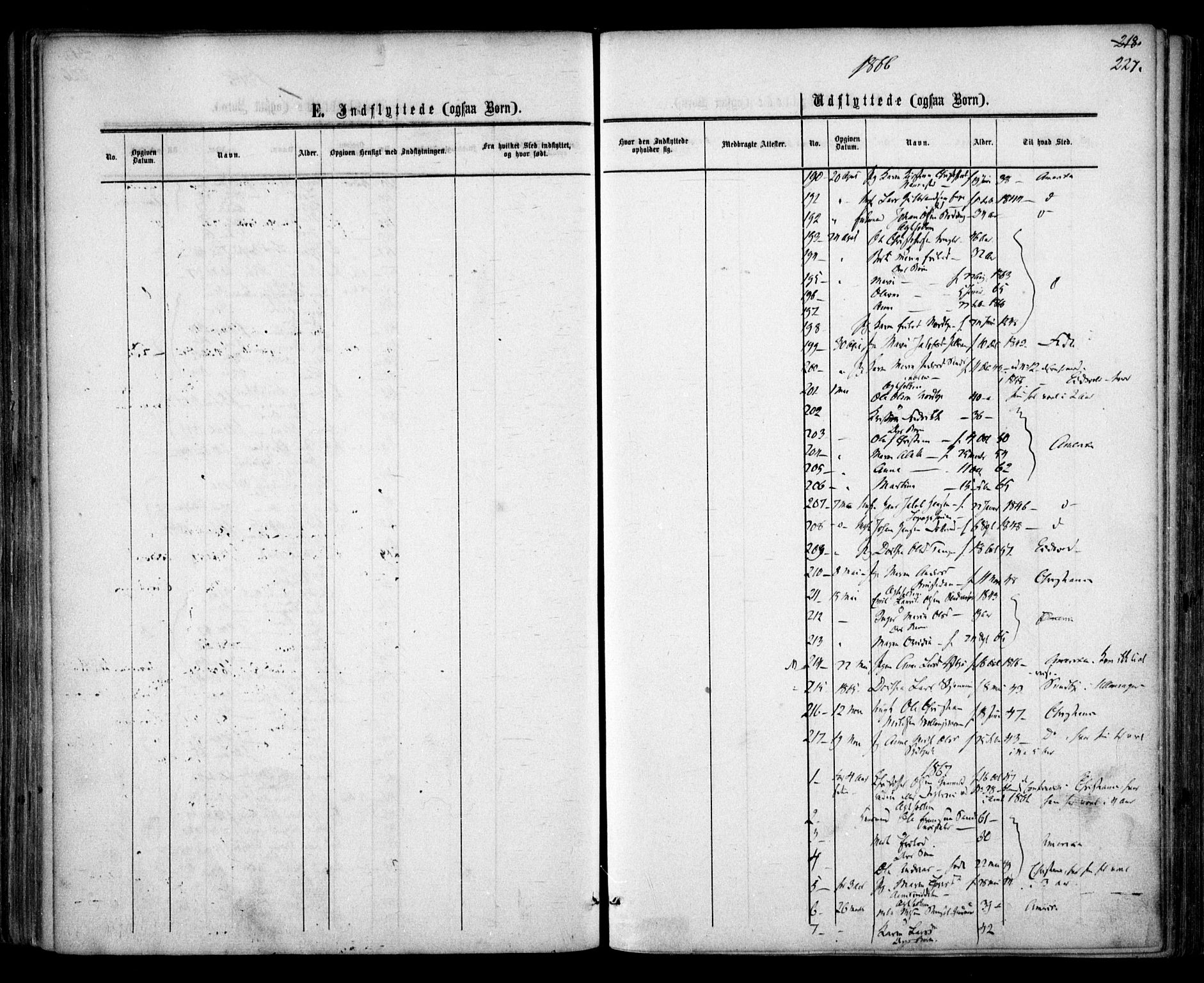 Nannestad prestekontor Kirkebøker, AV/SAO-A-10414a/F/Fa/L0012: Parish register (official) no. I 12, 1860-1872, p. 227
