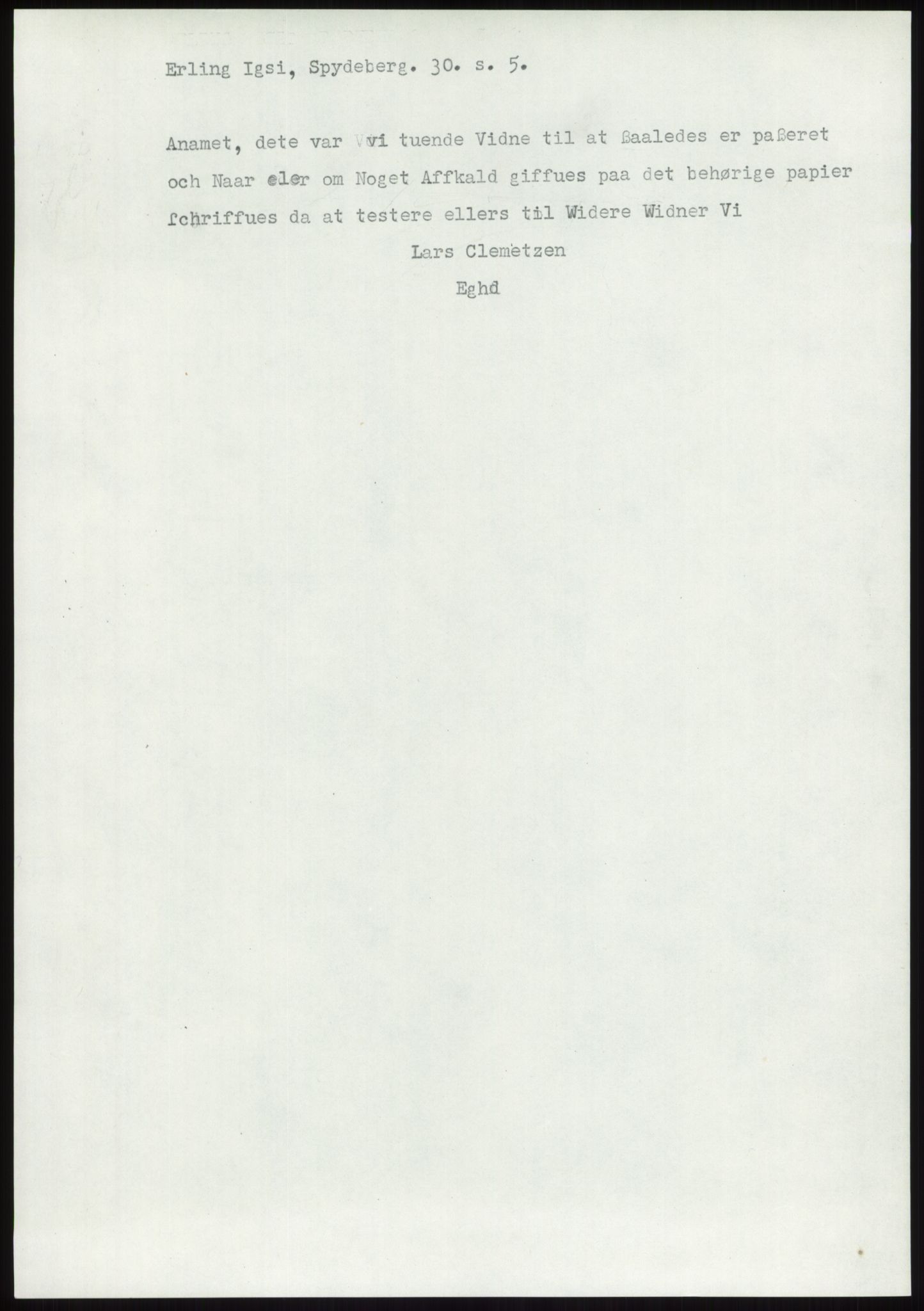 Samlinger til kildeutgivelse, Diplomavskriftsamlingen, AV/RA-EA-4053/H/Ha, p. 411