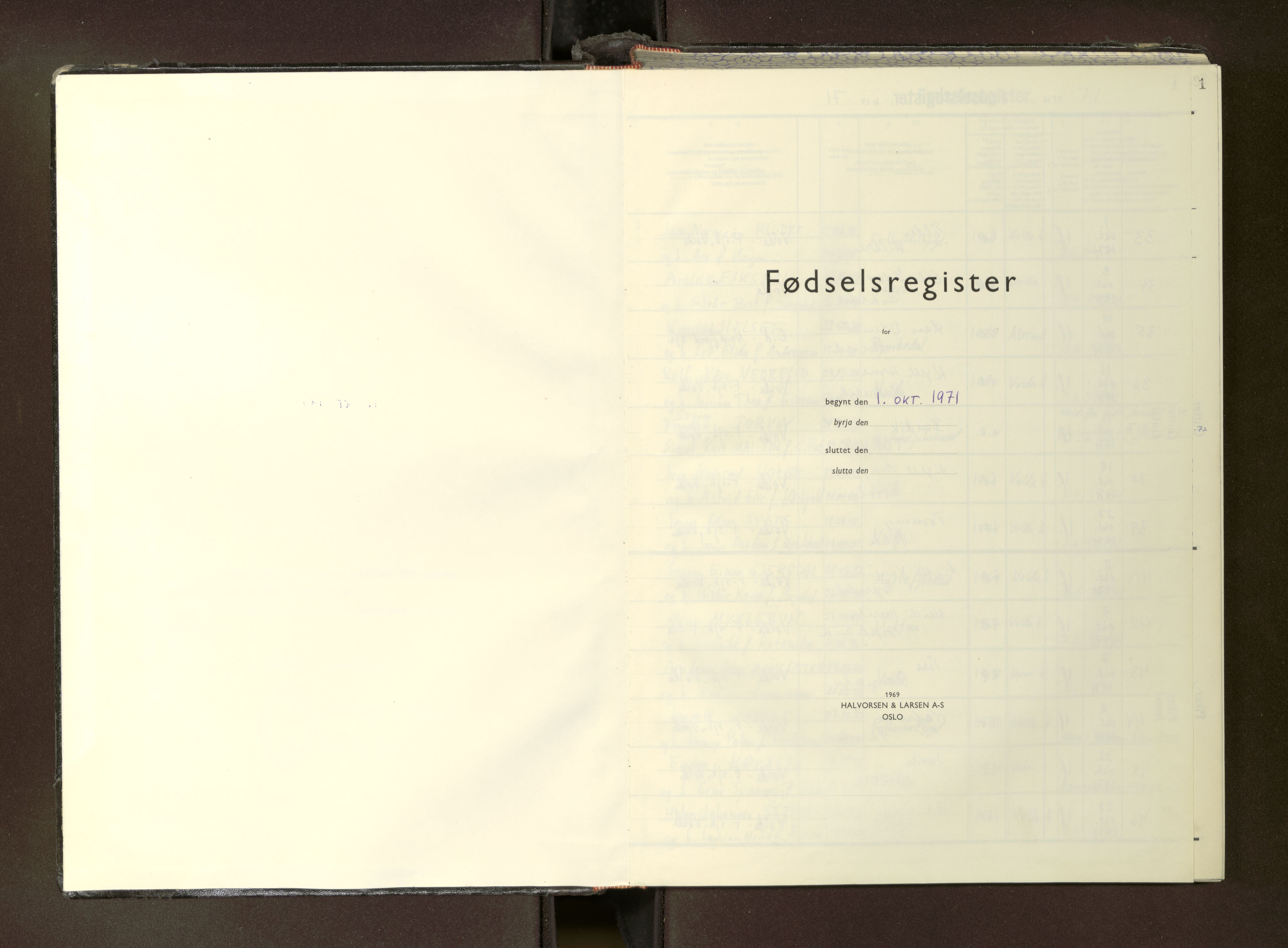 Ministerialprotokoller, klokkerbøker og fødselsregistre - Møre og Romsdal, AV/SAT-A-1454/511/L0168: Birth register no. 511---, 1971-1982