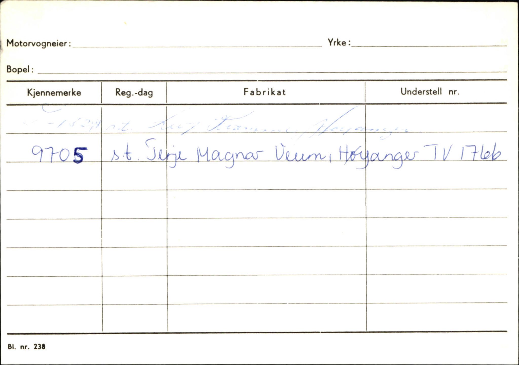 Statens vegvesen, Sogn og Fjordane vegkontor, AV/SAB-A-5301/4/F/L0130: Eigarregister Eid T-Å. Høyanger A-O, 1945-1975, p. 2420