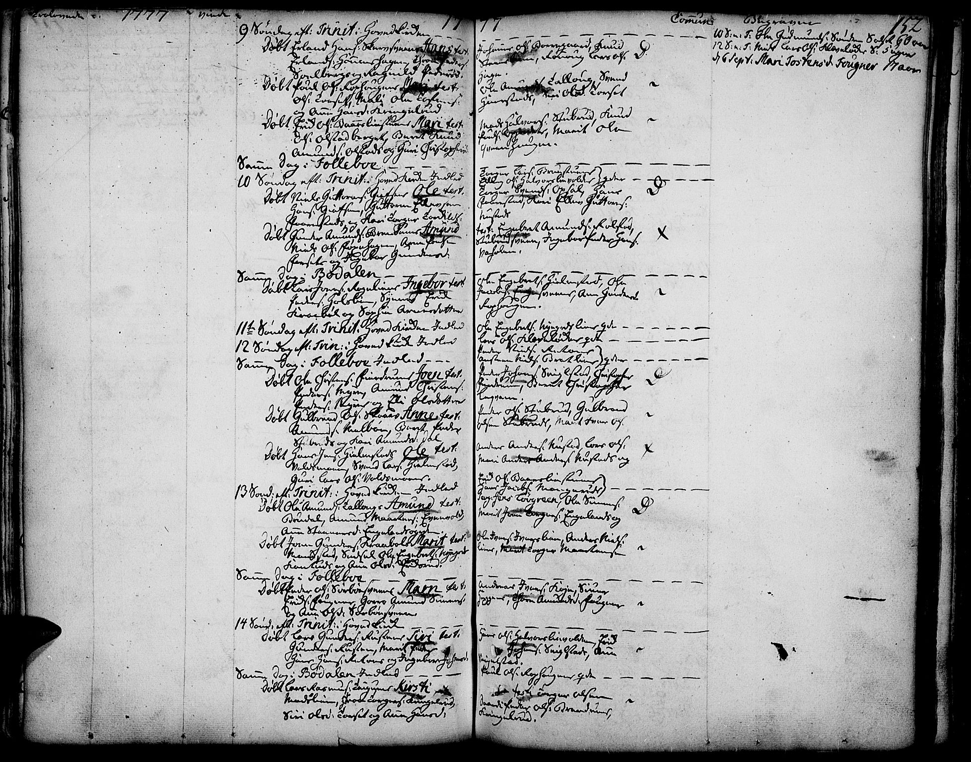 Gausdal prestekontor, SAH/PREST-090/H/Ha/Haa/L0003: Parish register (official) no. 3, 1758-1809, p. 152