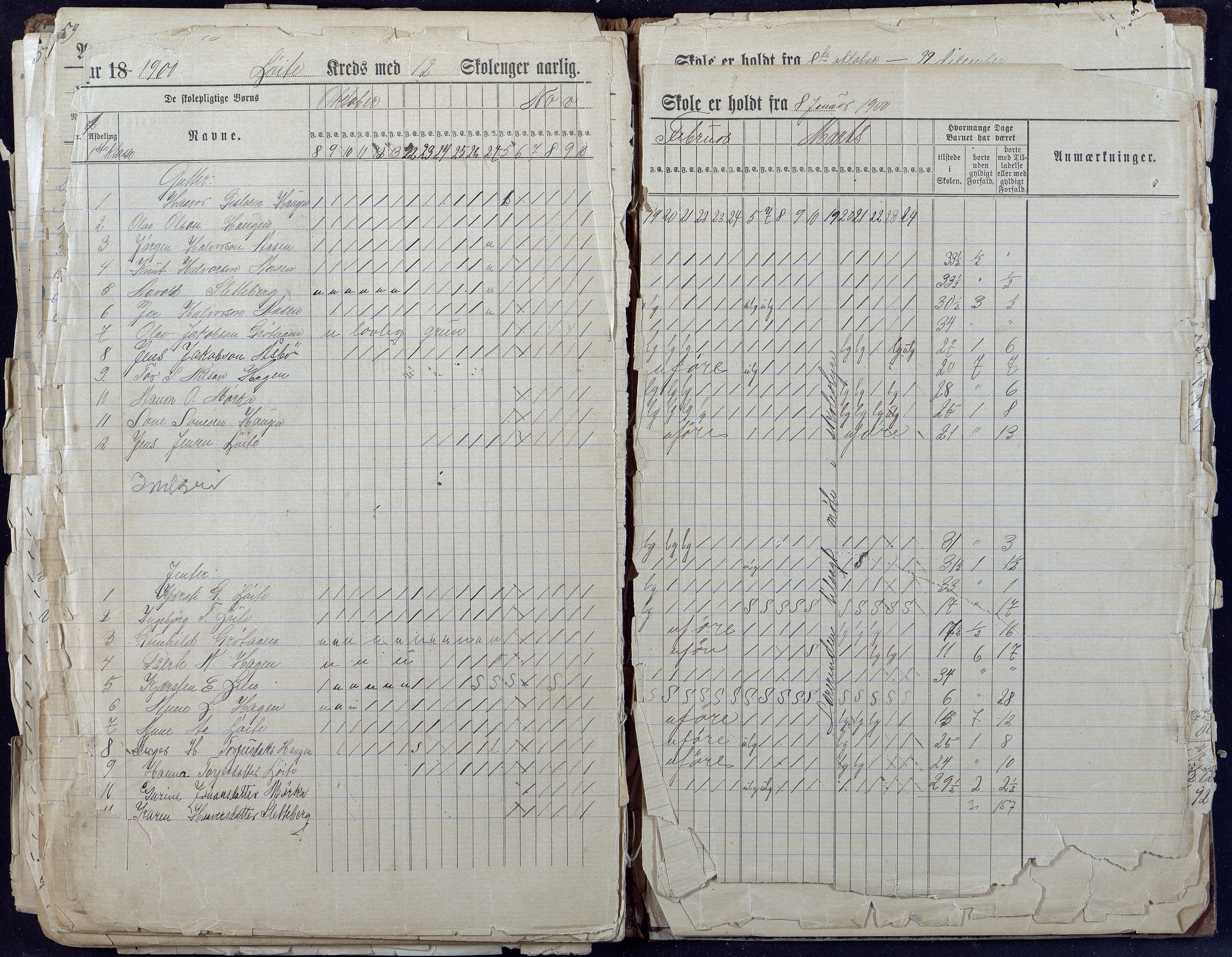 Gjerstad Kommune, Løite Skole, AAKS/KA0911-550c/F01/L0001: Dagbok Løite-Vestøl-Lunden skole, 1891-1901, p. 60