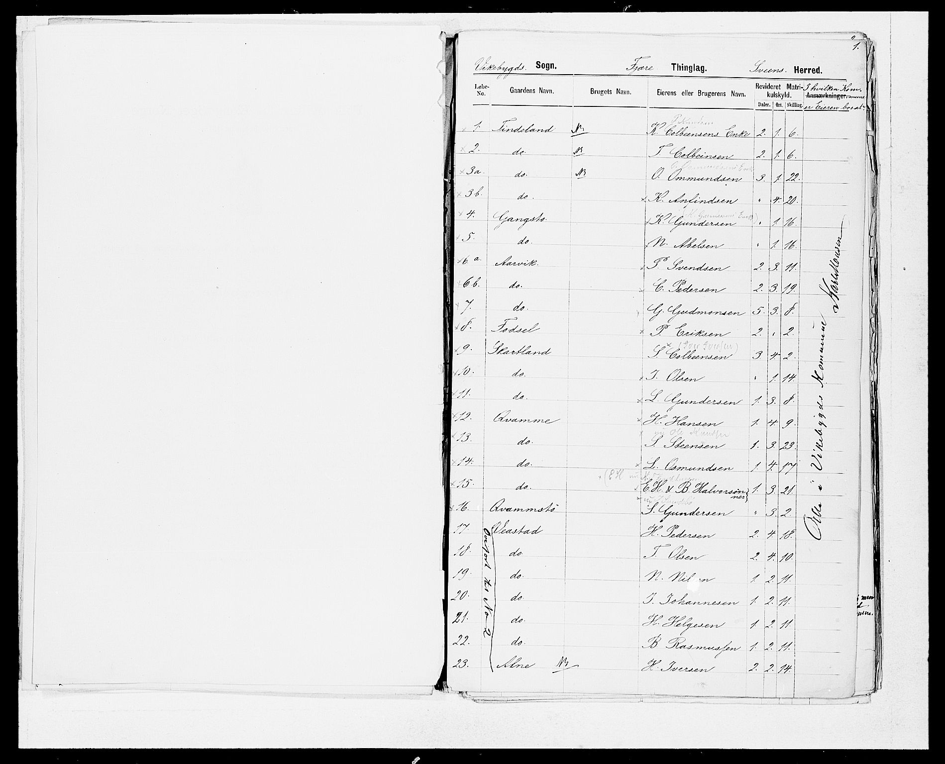 SAB, 1875 census for 1216P Sveio, 1875, p. 23