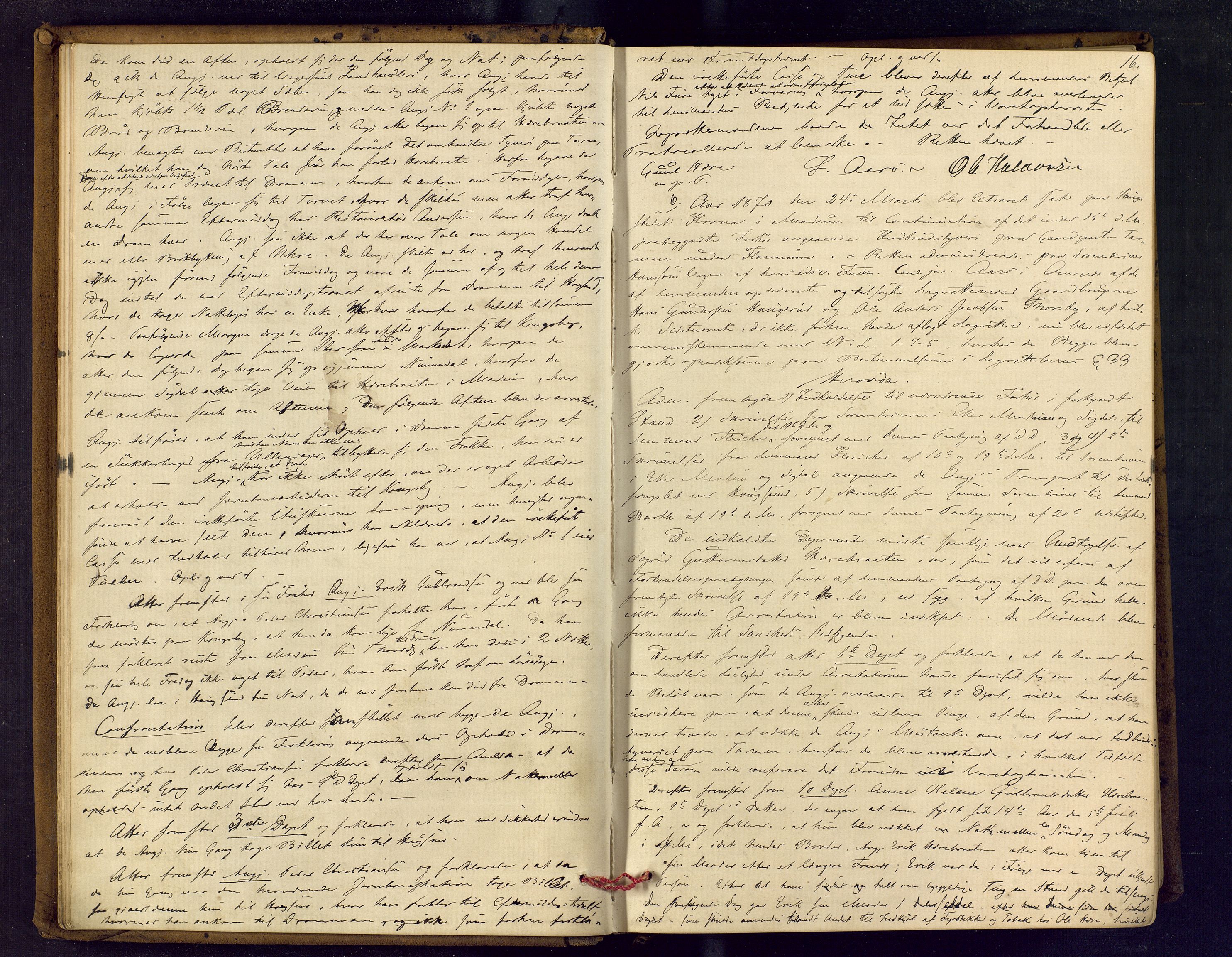 Eiker, Modum og Sigdal sorenskriveri, AV/SAKO-A-123/F/Fc/L0012: Ekstrarettsprotokoll - Modum, 1869-1883, p. 16