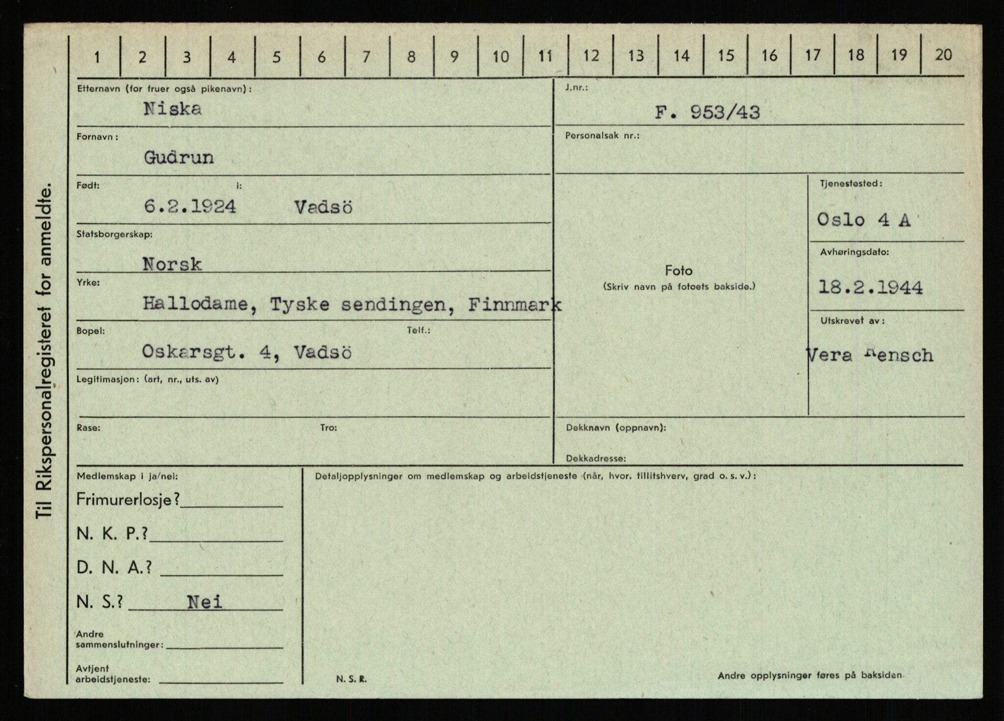 Statspolitiet - Hovedkontoret / Osloavdelingen, AV/RA-S-1329/C/Ca/L0011: Molberg - Nøstvold, 1943-1945, p. 3409