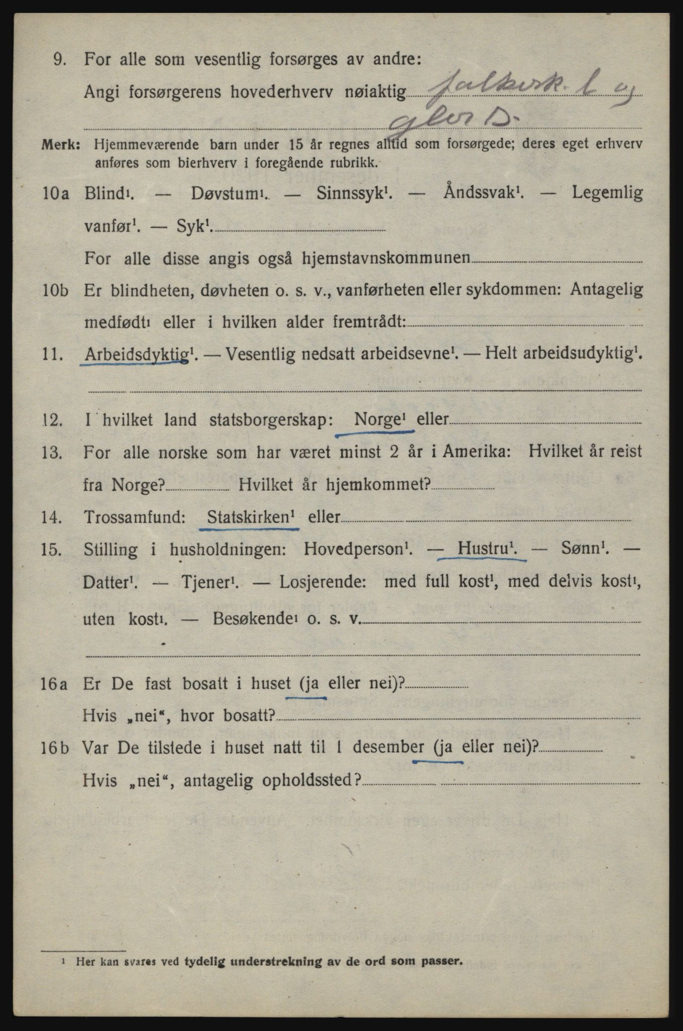 SAO, 1920 census for Berg, 1920, p. 14428