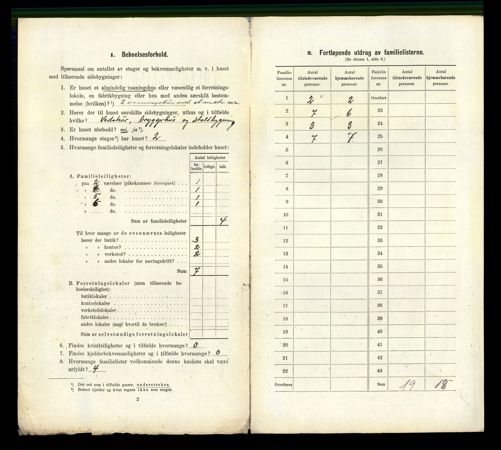 RA, 1910 census for Steinkjer, 1910, p. 25