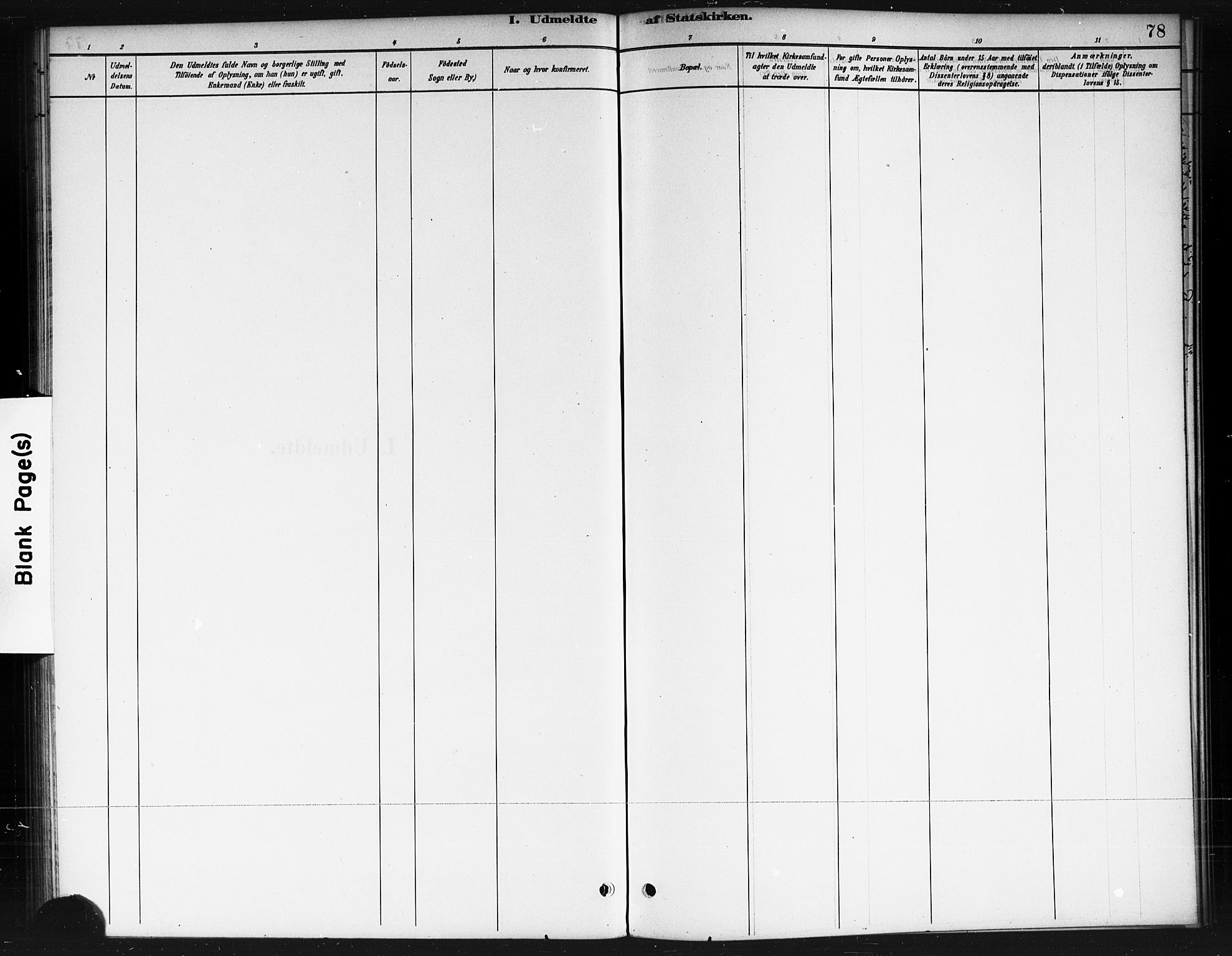 Ås prestekontor Kirkebøker, AV/SAO-A-10894/F/Fc/L0001: Parish register (official) no. III 1, 1881-1891, p. 78