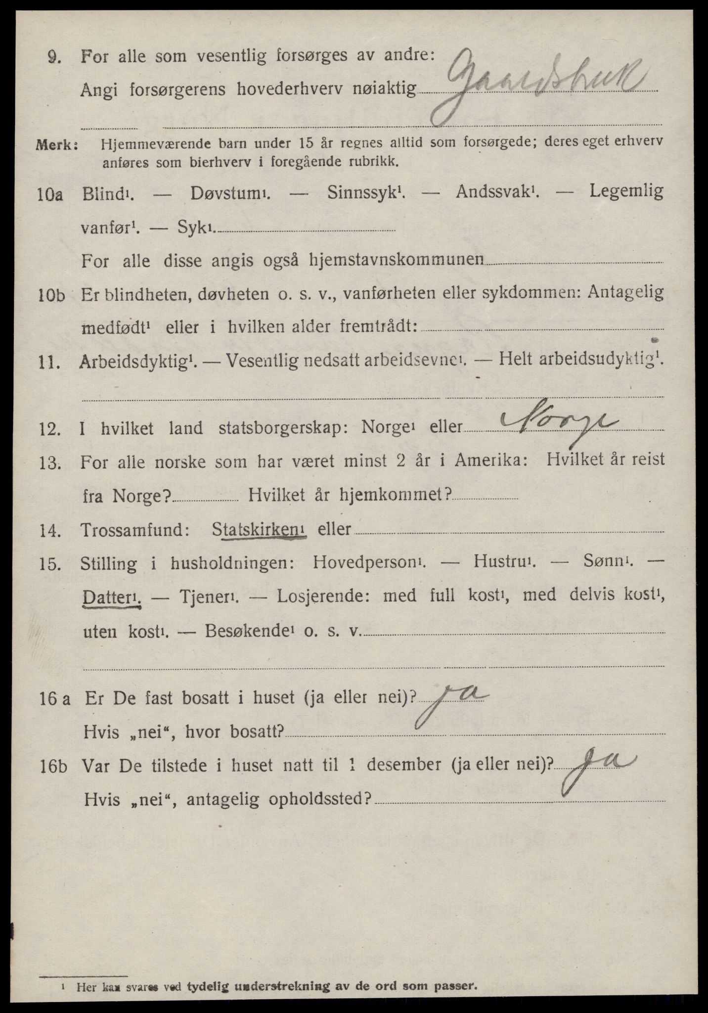 SAT, 1920 census for Syvde, 1920, p. 1353