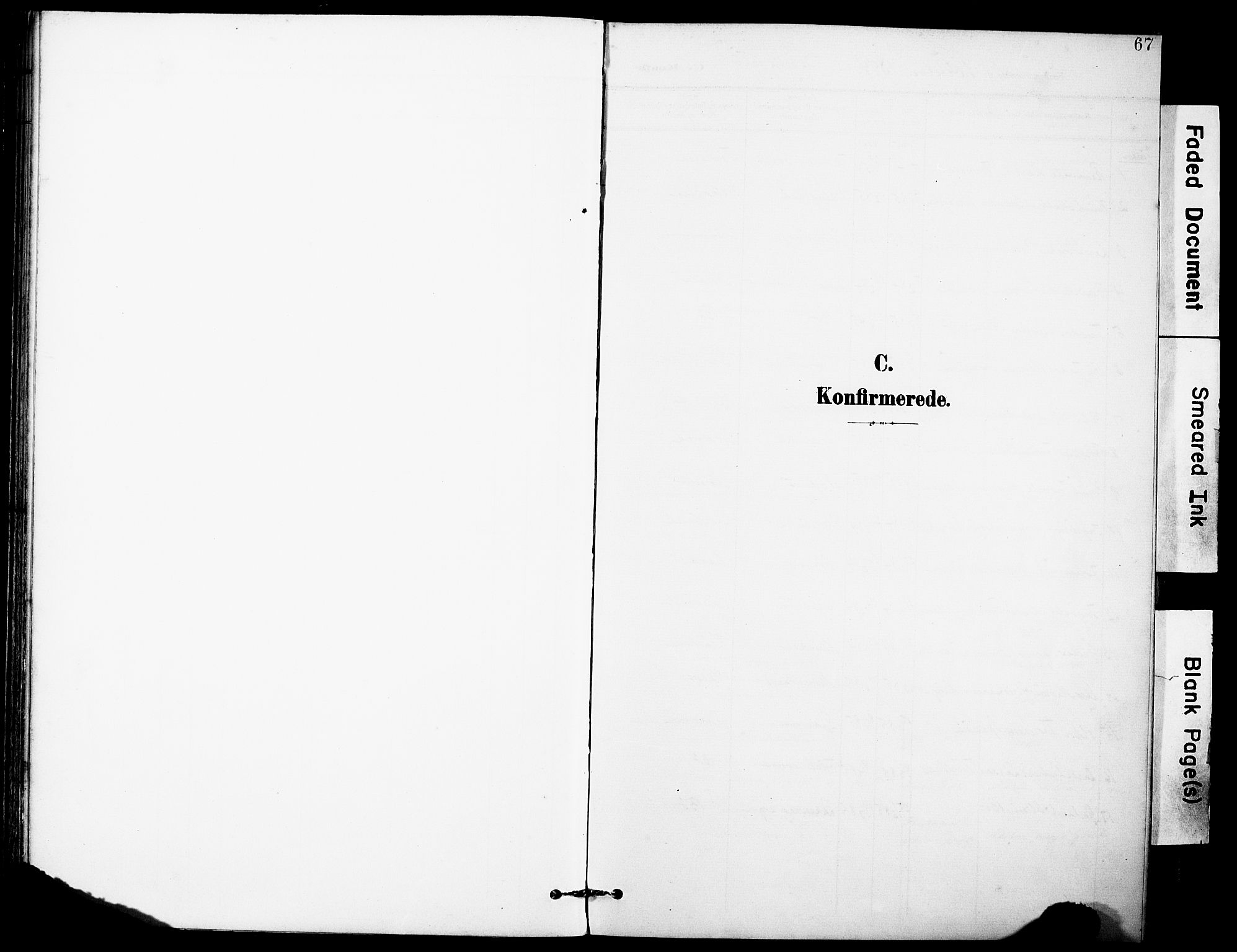 Torvastad sokneprestkontor, SAST/A -101857/H/Ha/Haa/L0017: Parish register (official) no. A 16, 1899-1911, p. 67
