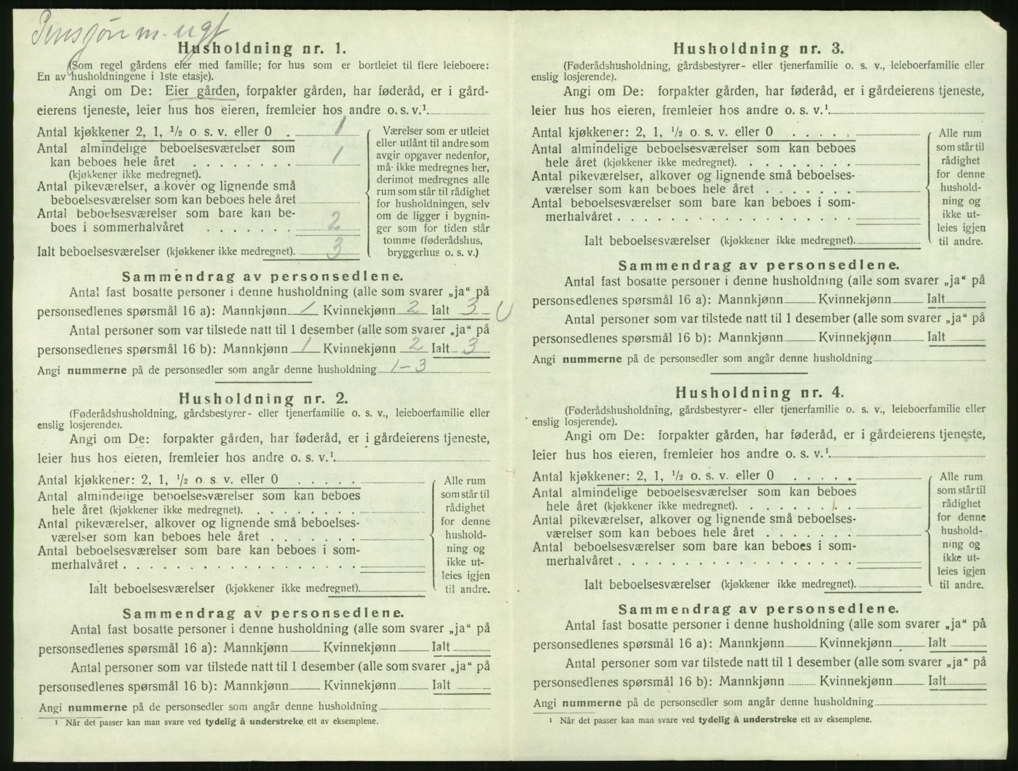 SAT, 1920 census for Øre, 1920, p. 410