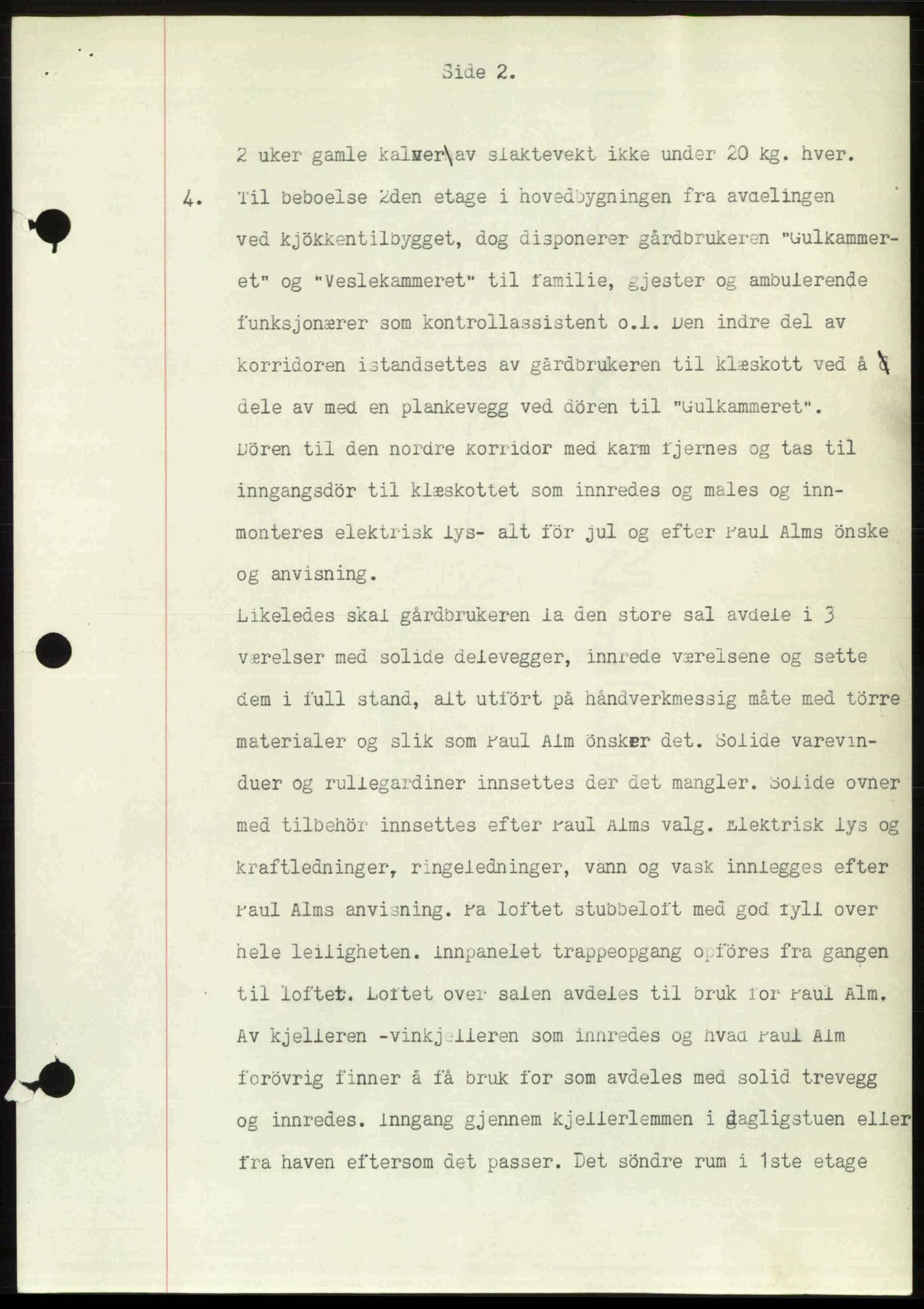 Toten tingrett, SAH/TING-006/H/Hb/Hbc/L0003: Mortgage book no. Hbc-03, 1937-1938, Diary no: : 2294/1937