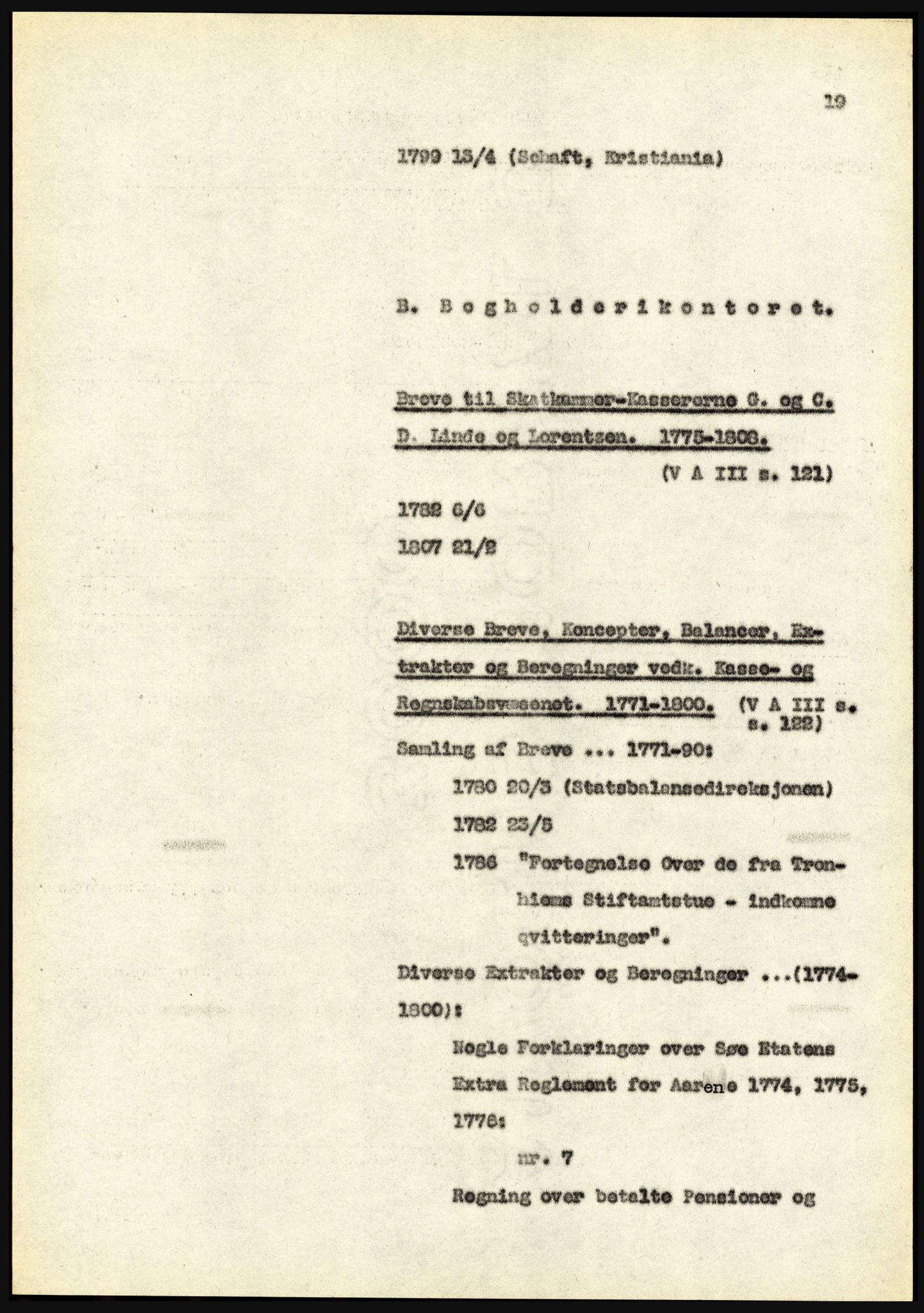 Riksarkivet, Seksjon for eldre arkiv og spesialsamlinger, AV/RA-EA-6797/H/Ha, 1953, p. 19