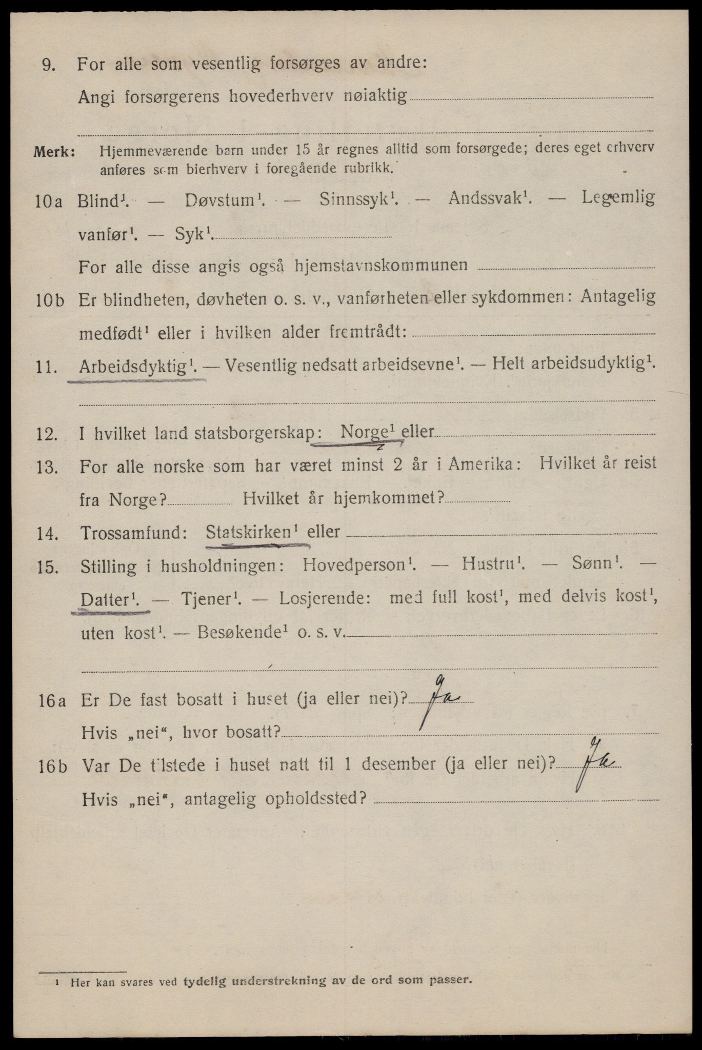 SAT, 1920 census for Trondheim, 1920, p. 38269