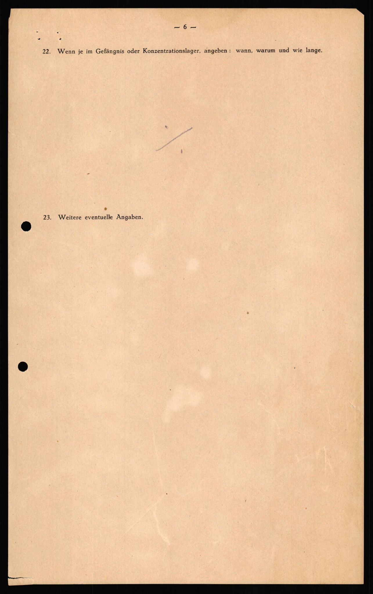 Forsvaret, Forsvarets overkommando II, RA/RAFA-3915/D/Db/L0022: CI Questionaires. Tyske okkupasjonsstyrker i Norge. Tyskere., 1945-1946, p. 457