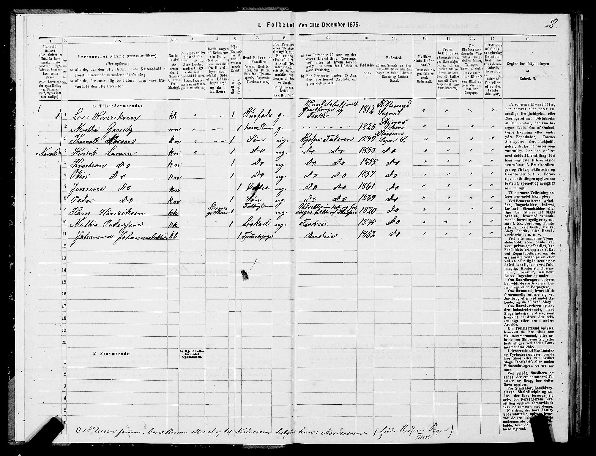 SATØ, 1875 census for 1941P Skjervøy, 1875, p. 4002