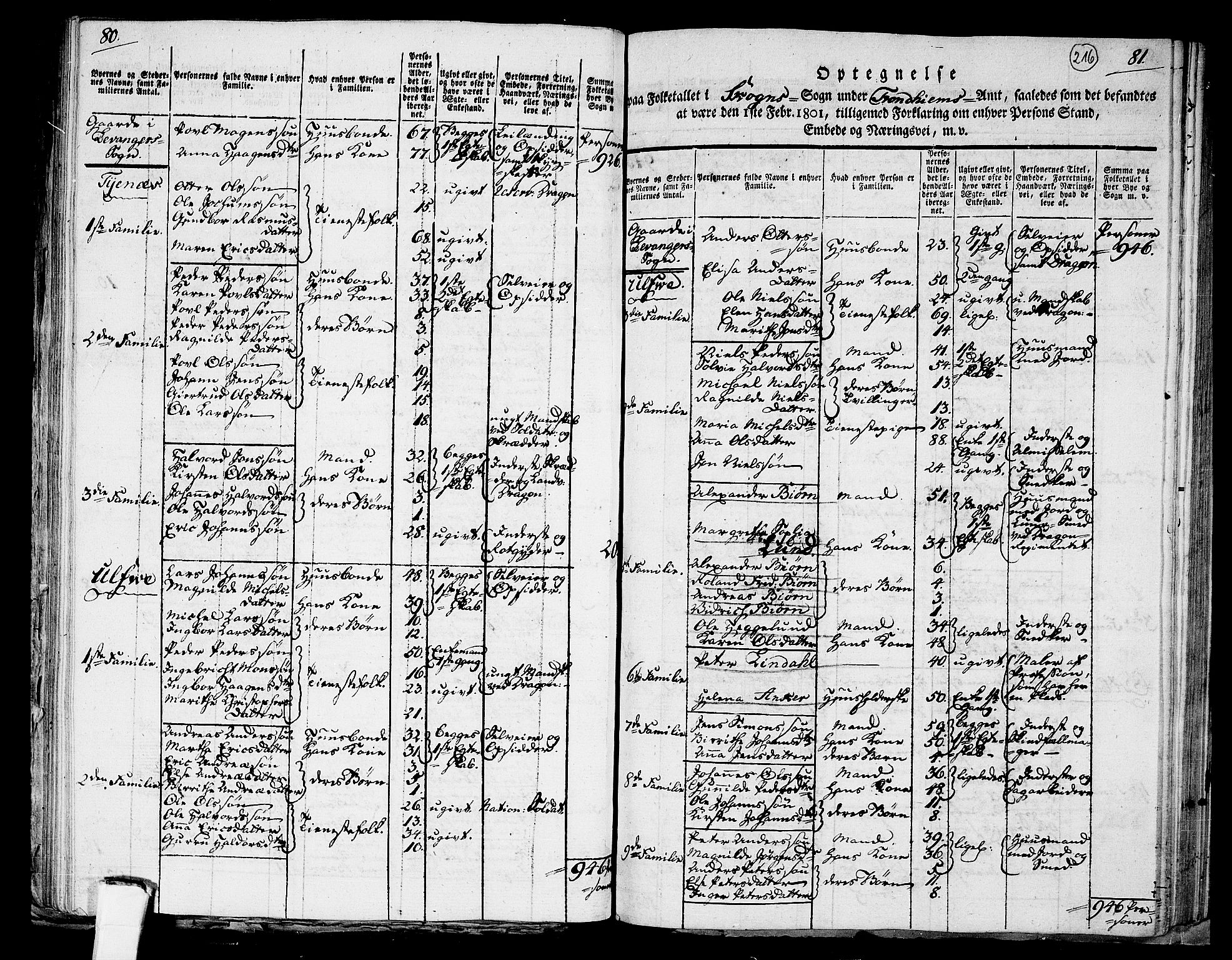 RA, 1801 census for 1719P Skogn, 1801, p. 215b-216a