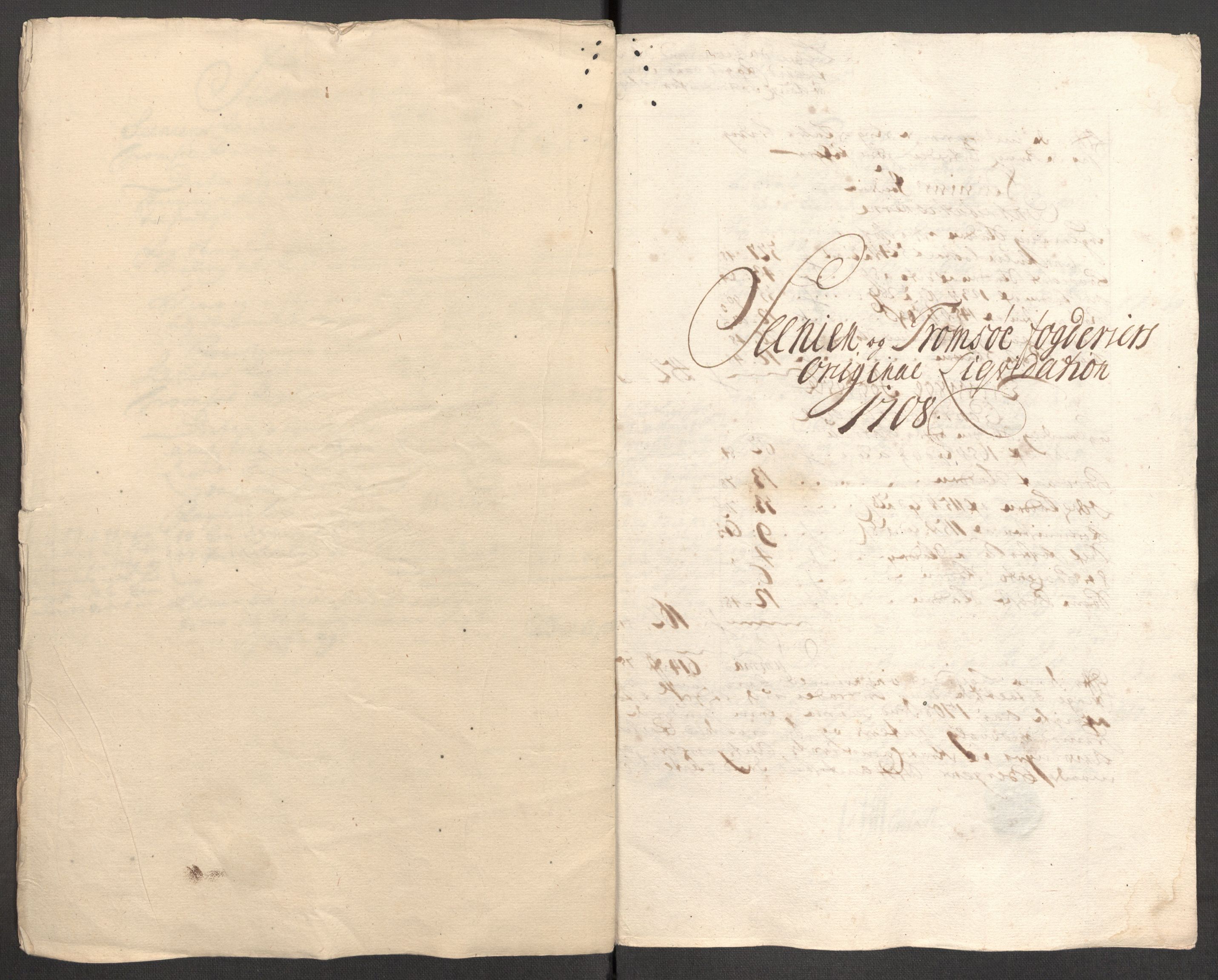 Rentekammeret inntil 1814, Reviderte regnskaper, Fogderegnskap, AV/RA-EA-4092/R68/L4757: Fogderegnskap Senja og Troms, 1708-1710, p. 8