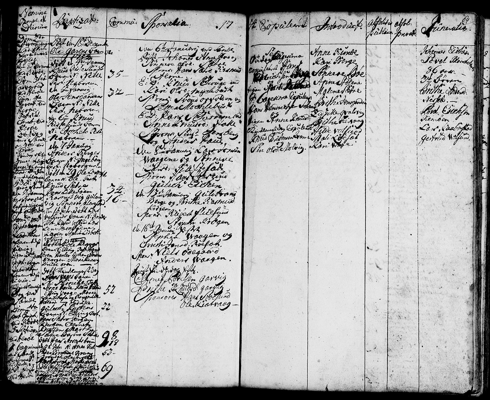 Ministerialprotokoller, klokkerbøker og fødselsregistre - Møre og Romsdal, AV/SAT-A-1454/507/L0066: Parish register (official) no. 507A01, 1731-1766, p. 64