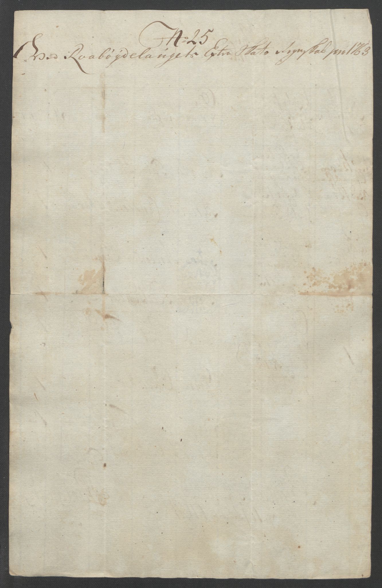 Rentekammeret inntil 1814, Reviderte regnskaper, Fogderegnskap, RA/EA-4092/R40/L2517: Ekstraskatten Råbyggelag, 1762-1763, p. 342
